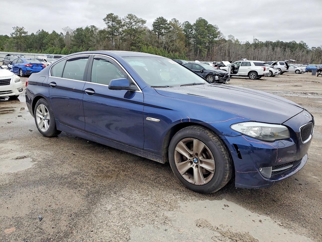 2013 Bmw 528 I Blue vin: WBAXG5C53DDY32474