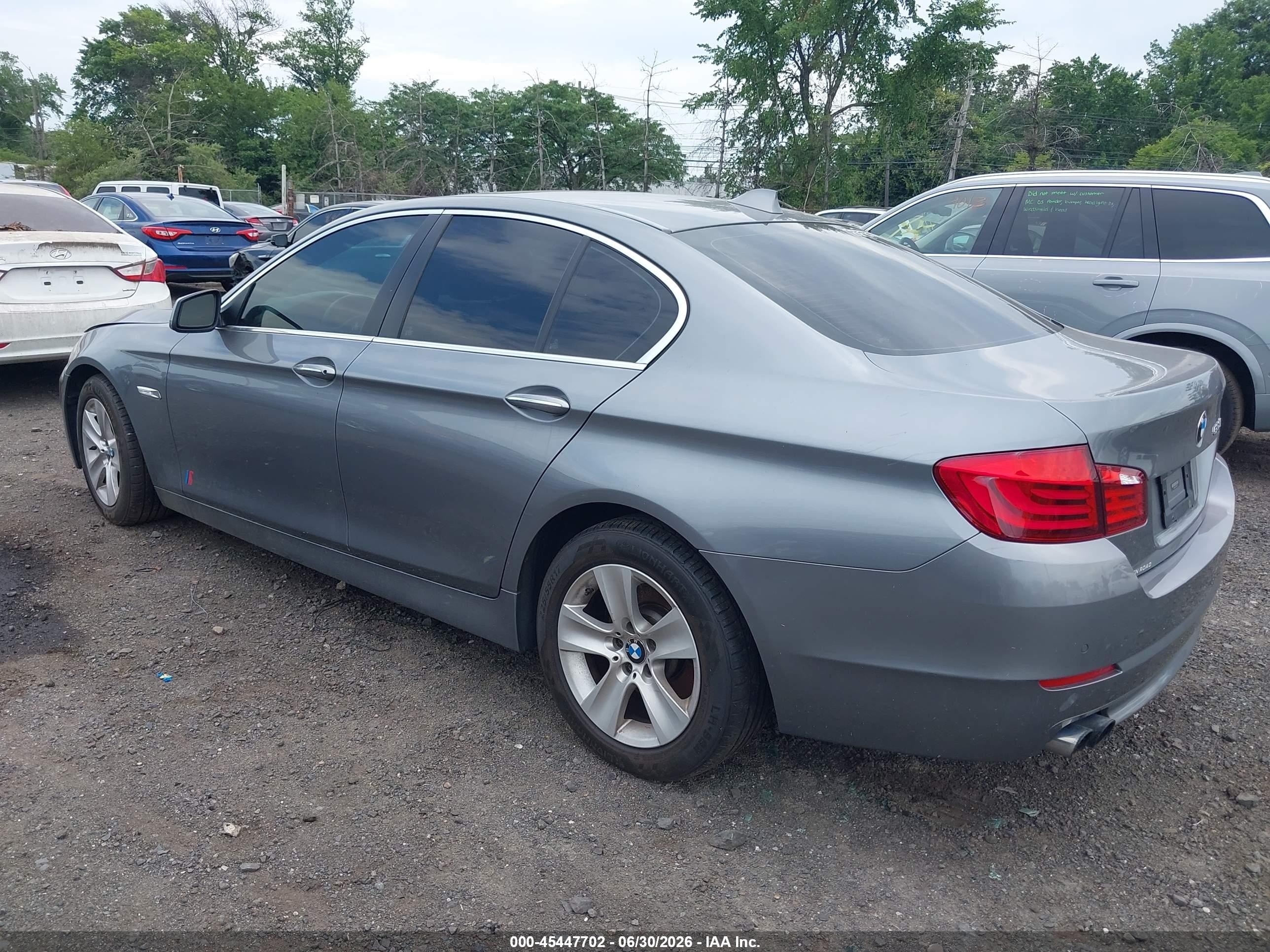 2012 Bmw 528i   Gray vin: WBAXG5C54CDX03190