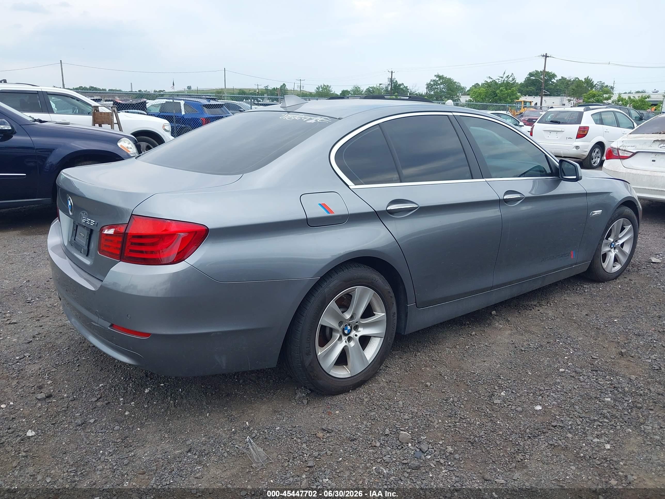 2012 Bmw 528i   Gray vin: WBAXG5C54CDX03190