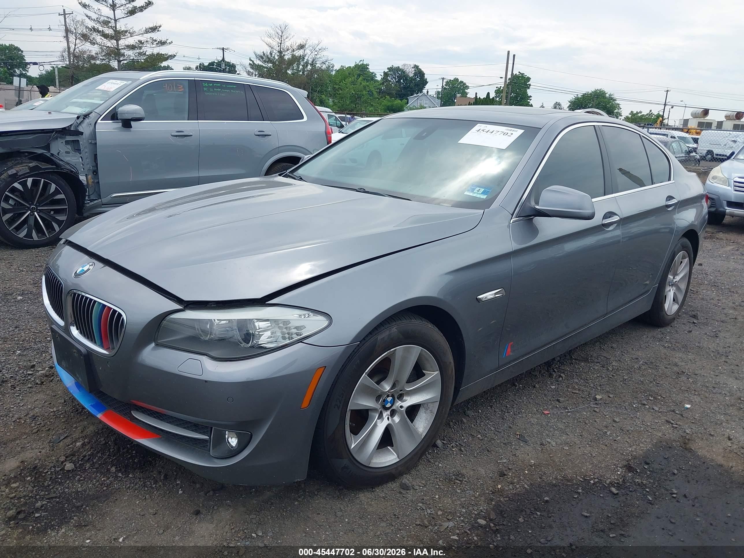 2012 Bmw 528i   Gray vin: WBAXG5C54CDX03190