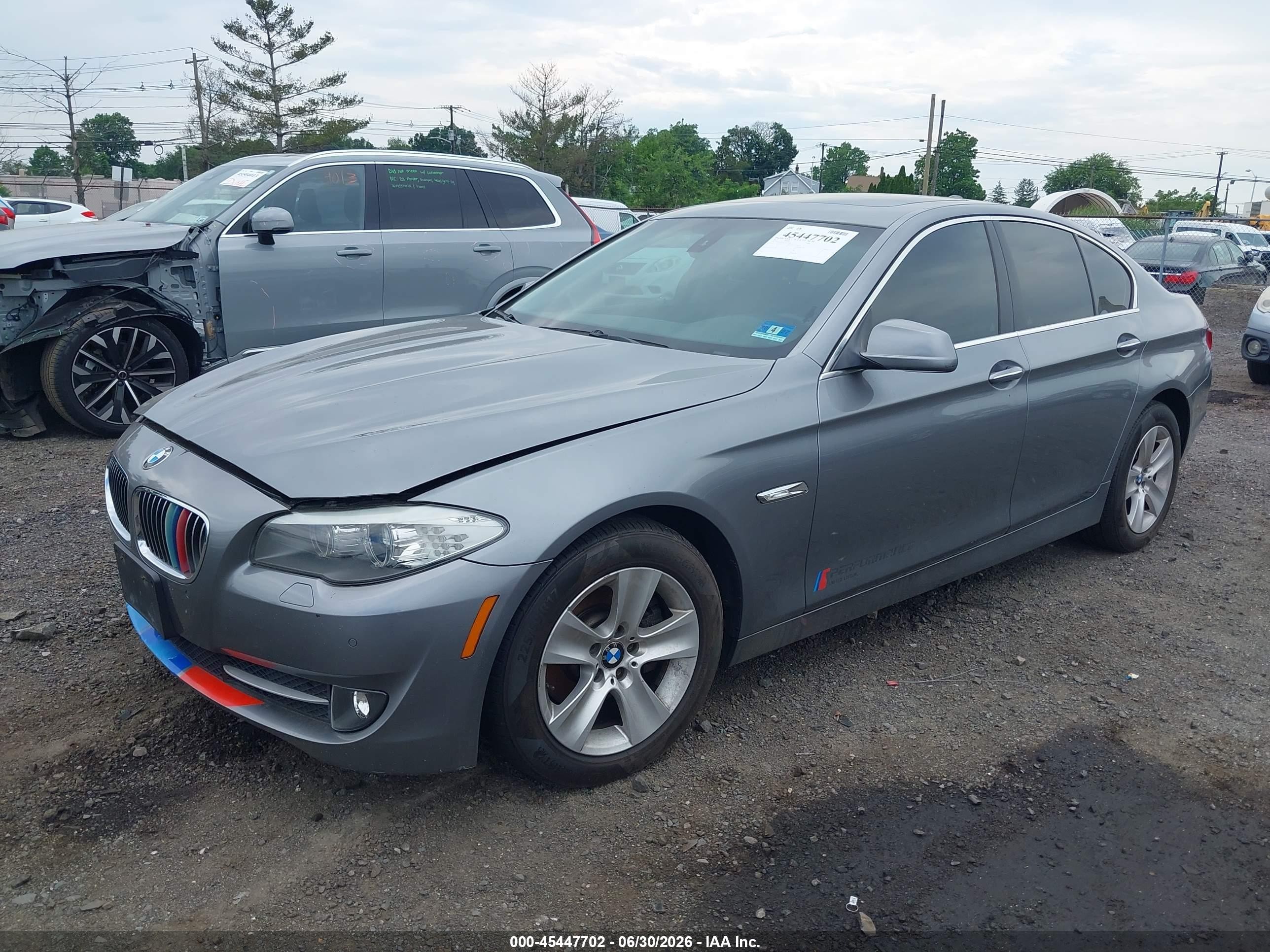 2012 Bmw 528i   Gray vin: WBAXG5C54CDX03190