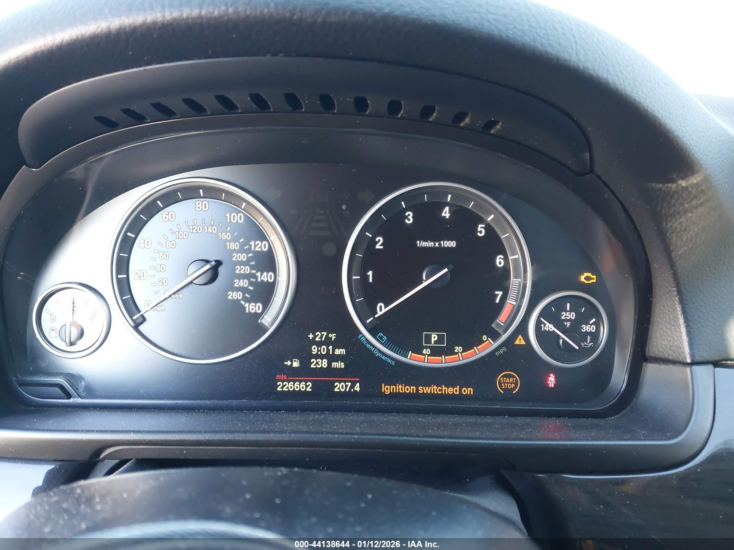 2012 Bmw 528i   Black vin: WBAXG5C54CDY30103