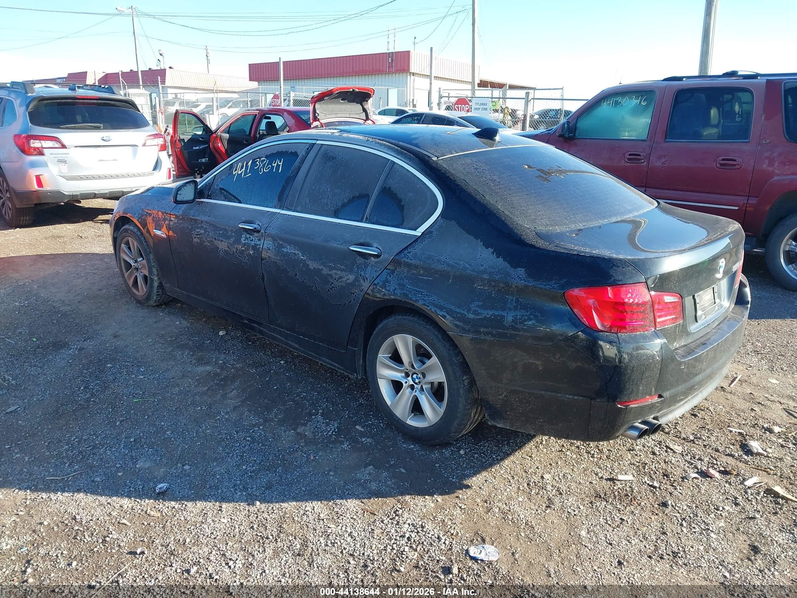 2012 Bmw 528i   Black vin: WBAXG5C54CDY30103