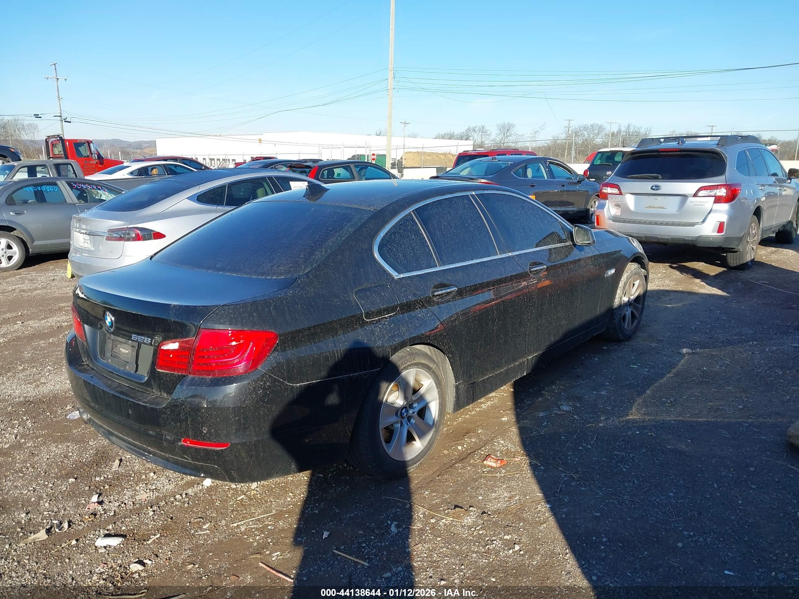 2012 Bmw 528i   Black vin: WBAXG5C54CDY30103