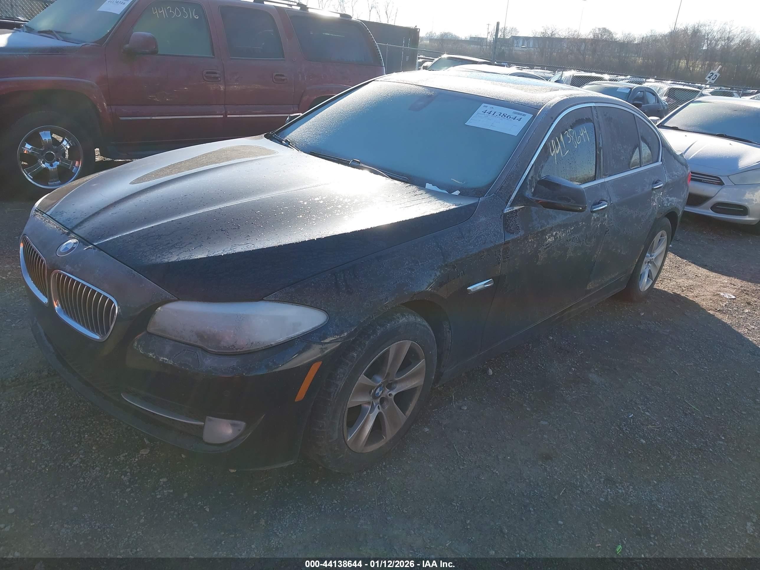 2012 Bmw 528i   Black vin: WBAXG5C54CDY30103