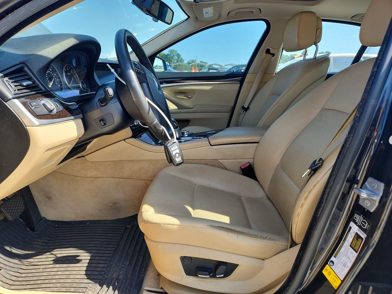 2013 Bmw 528 I Черный vin: WBAXG5C54DD234300