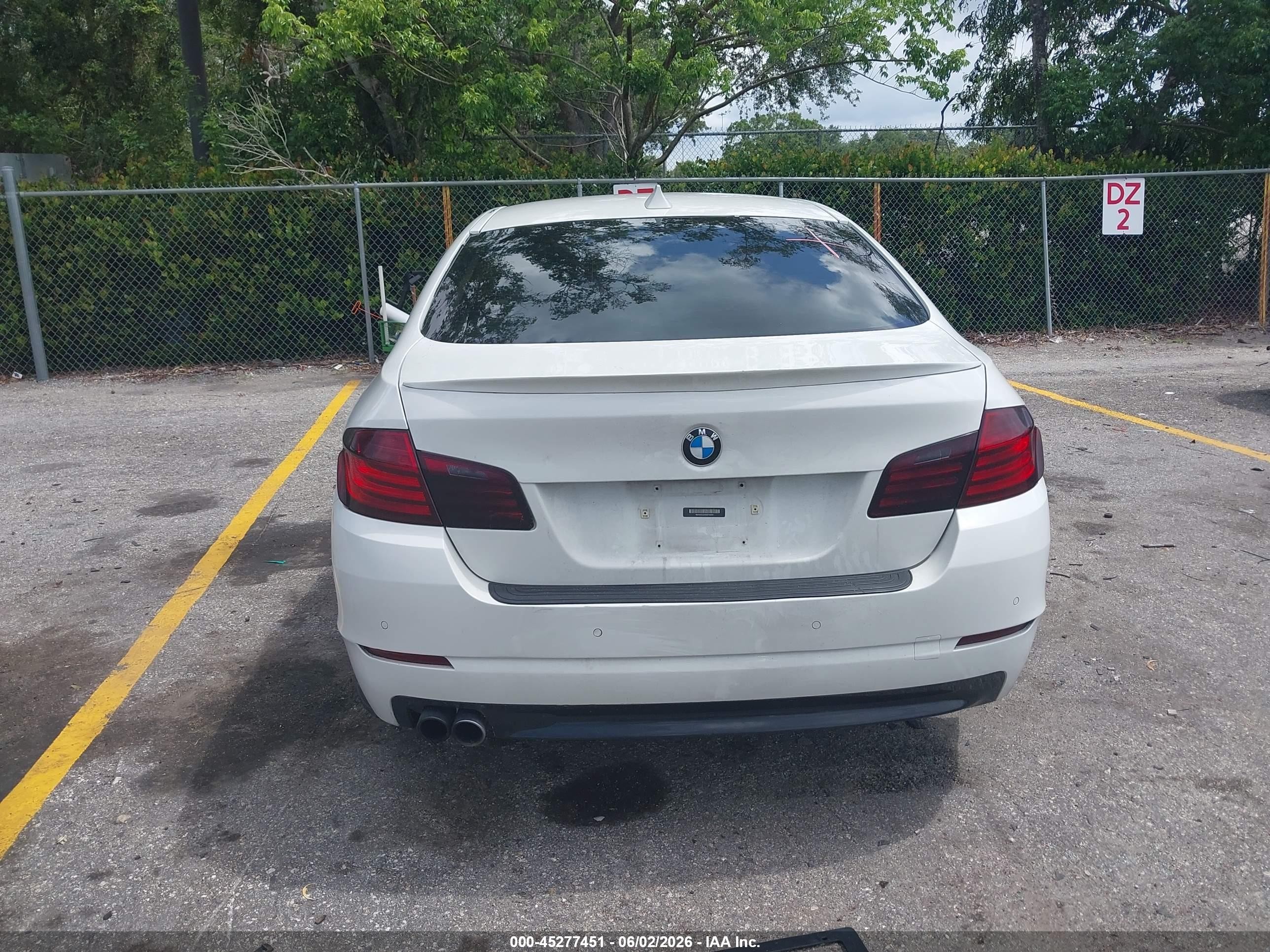 2013 Bmw 528i   White vin: WBAXG5C54DDY34461