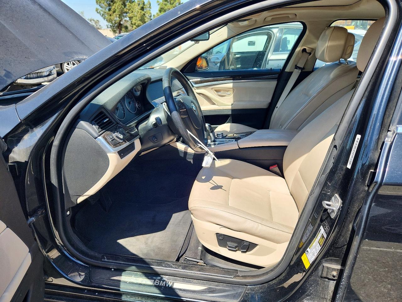 2013 Bmw 528 I Черный vin: WBAXG5C54DDY35299