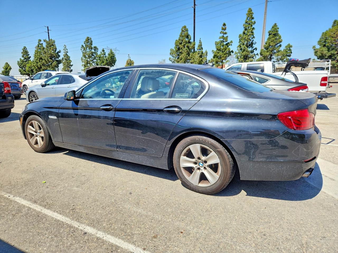 2013 Bmw 528 I Черный vin: WBAXG5C54DDY35299