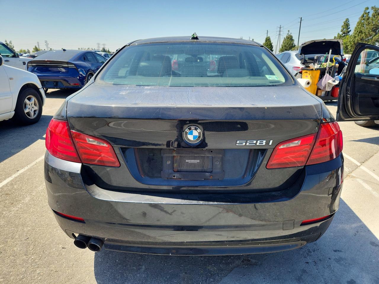 2013 Bmw 528 I Черный vin: WBAXG5C54DDY35299
