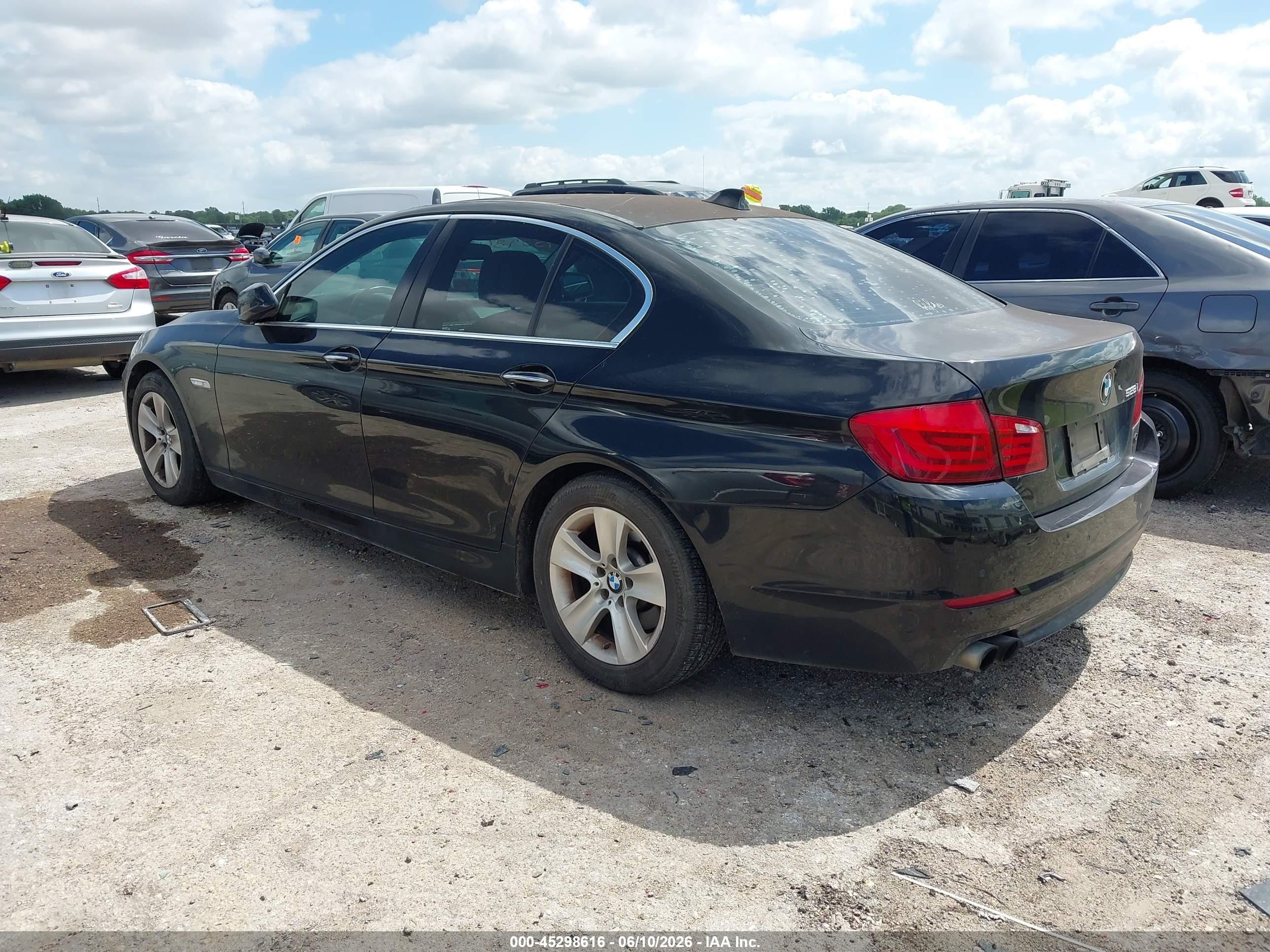2012 Bmw 528i   Black vin: WBAXG5C55CDW24160