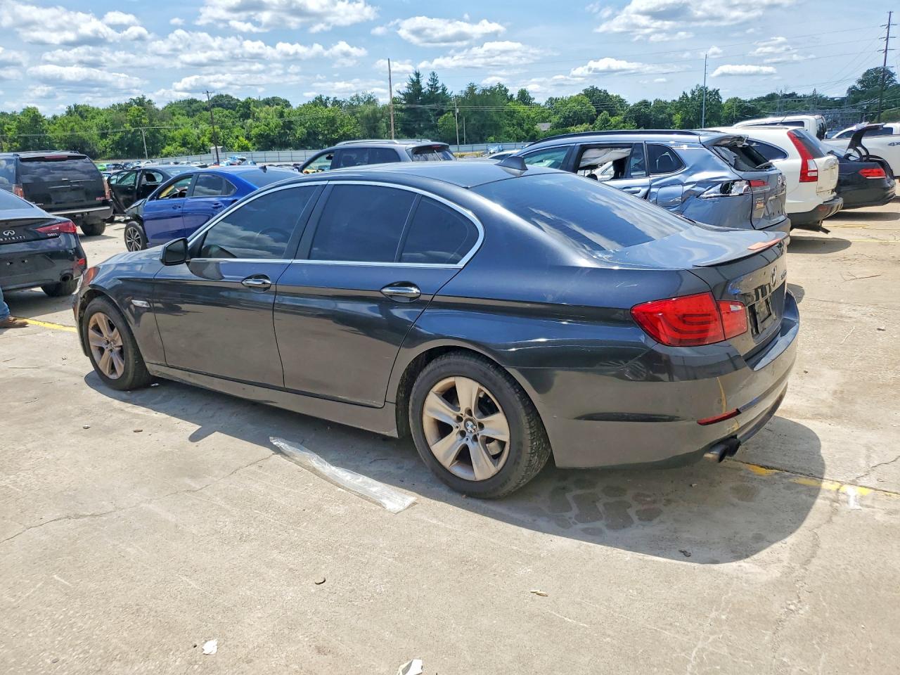 2012 Bmw 528 I Черный vin: WBAXG5C55CDW24532