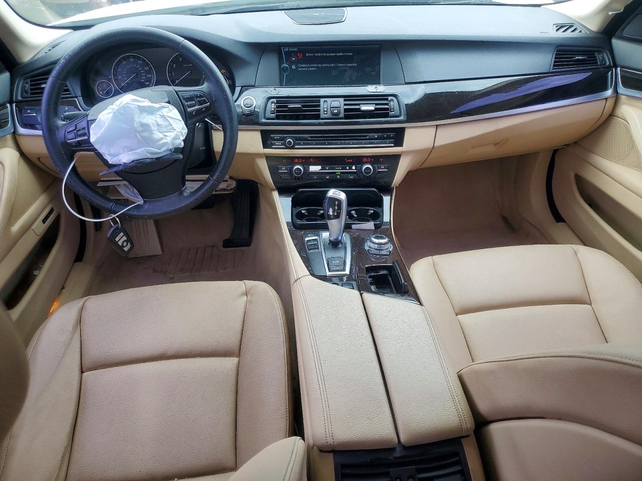 2012 Bmw 528 I White vin: WBAXG5C55CDW24983