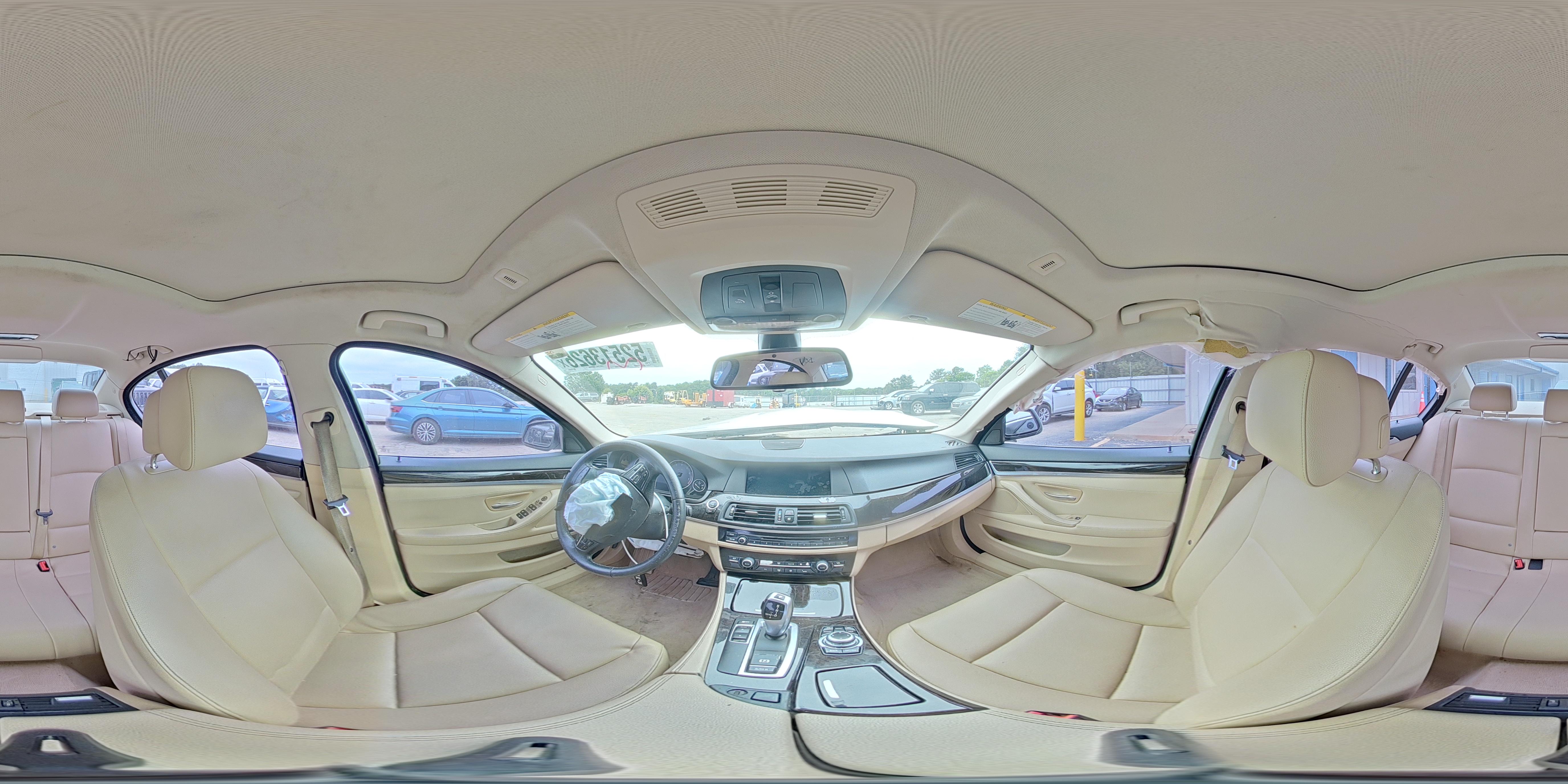 2012 Bmw 528 I White vin: WBAXG5C55CDW24983