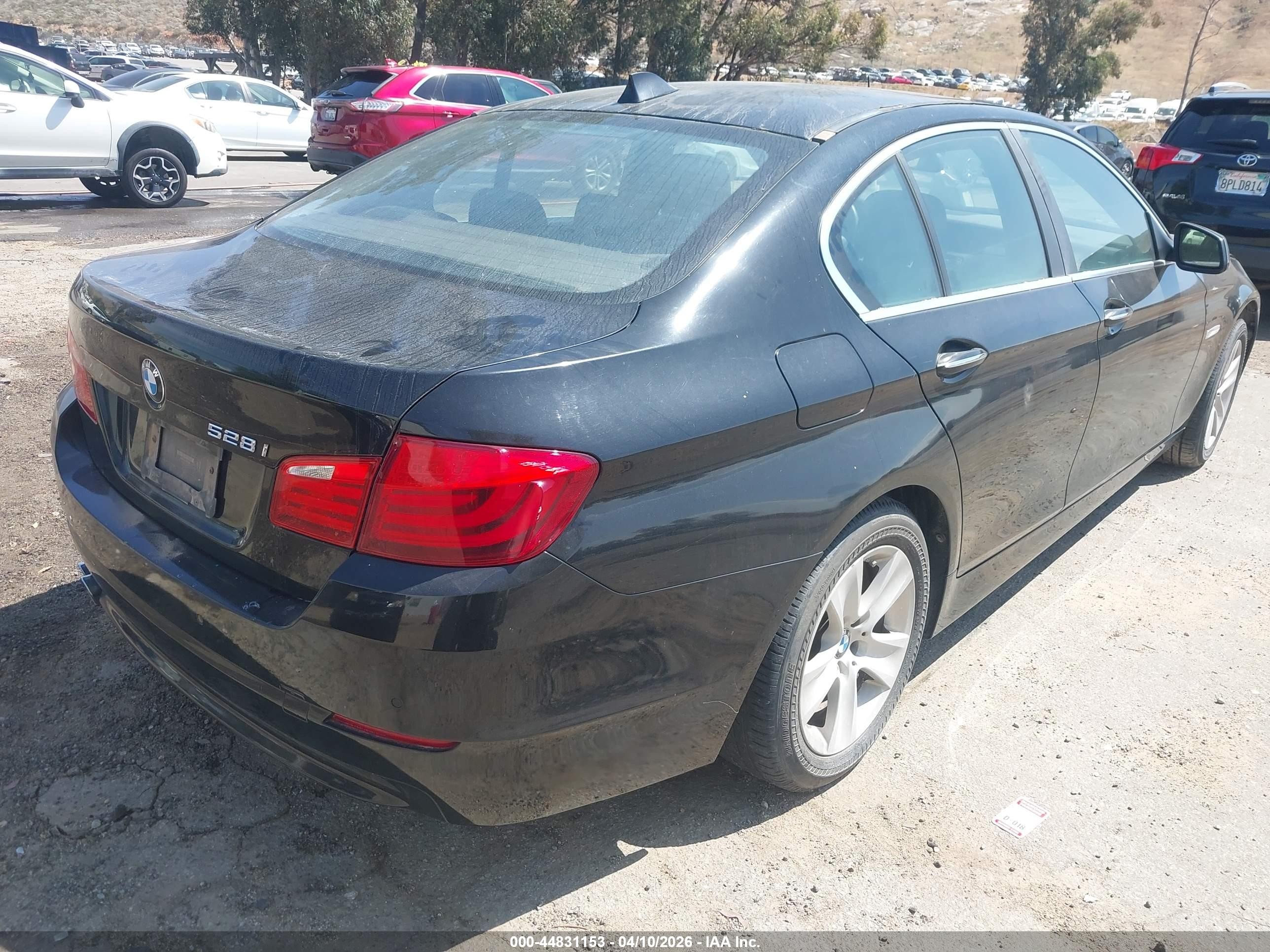 2012 Bmw 528i   Черный vin: WBAXG5C55CDX02730