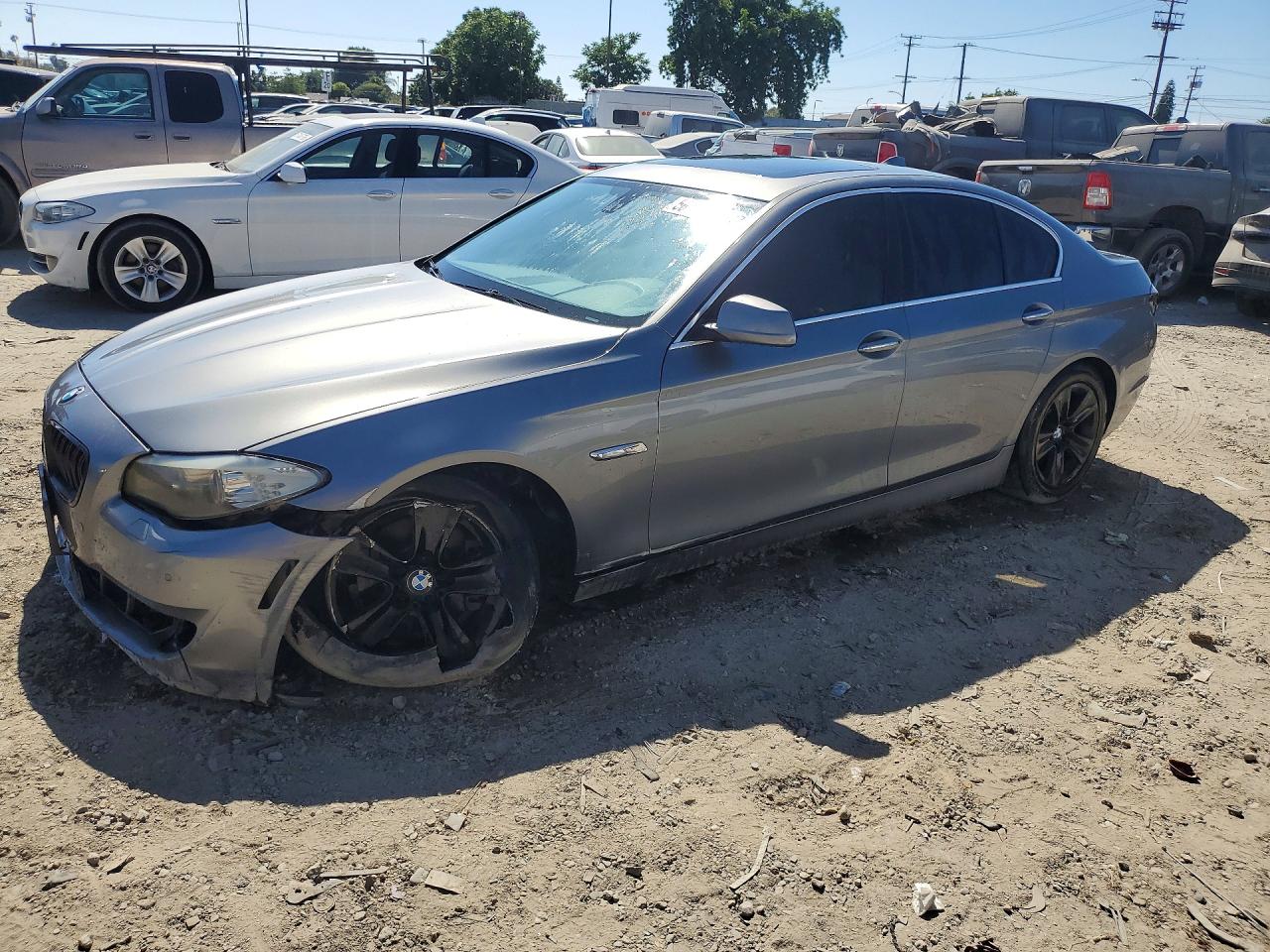 2013 Bmw 528 I Gray vin: WBAXG5C55DD233382