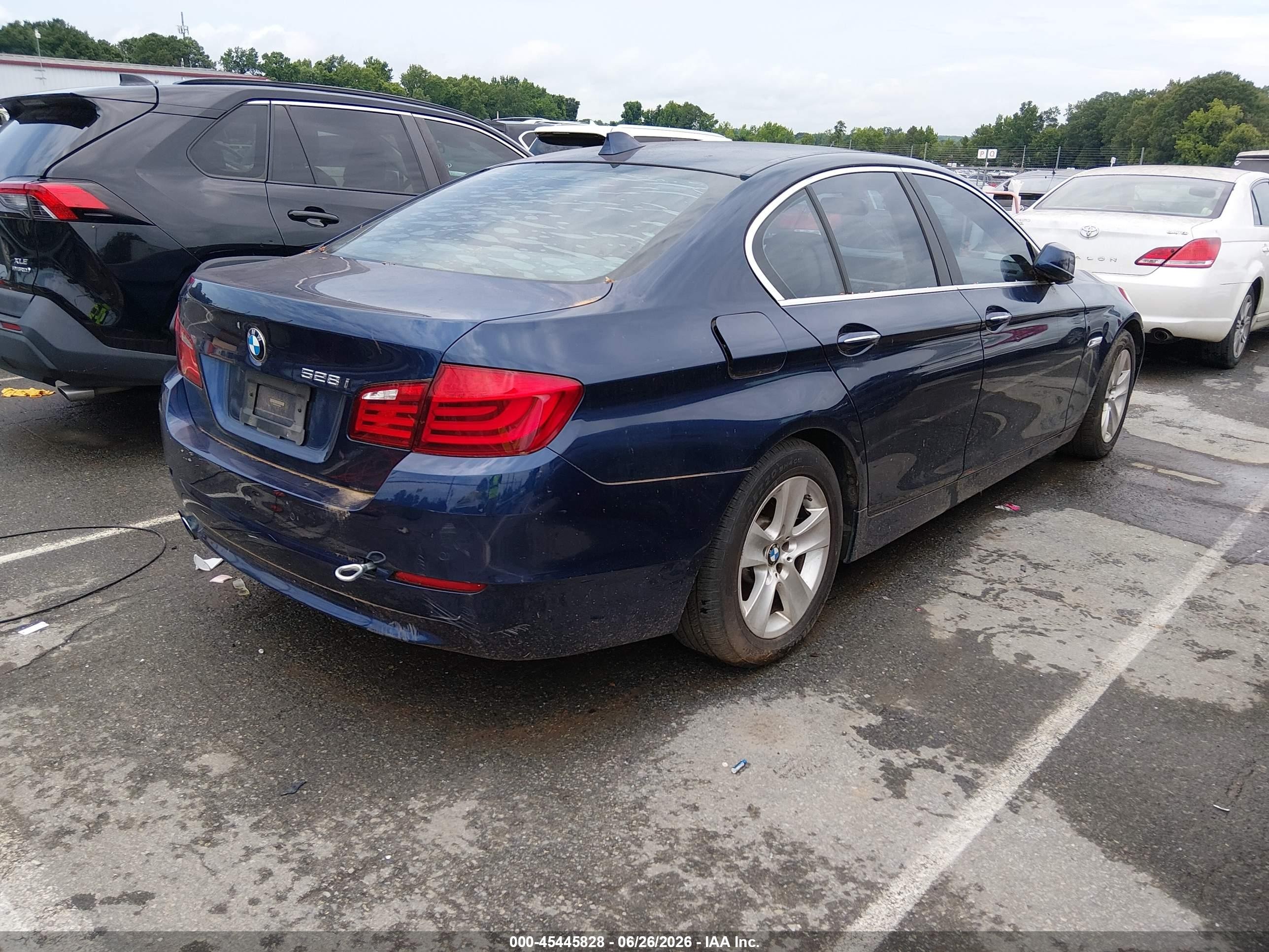 2012 Bmw 528i   Dark Blue vin: WBAXG5C56CDY28580