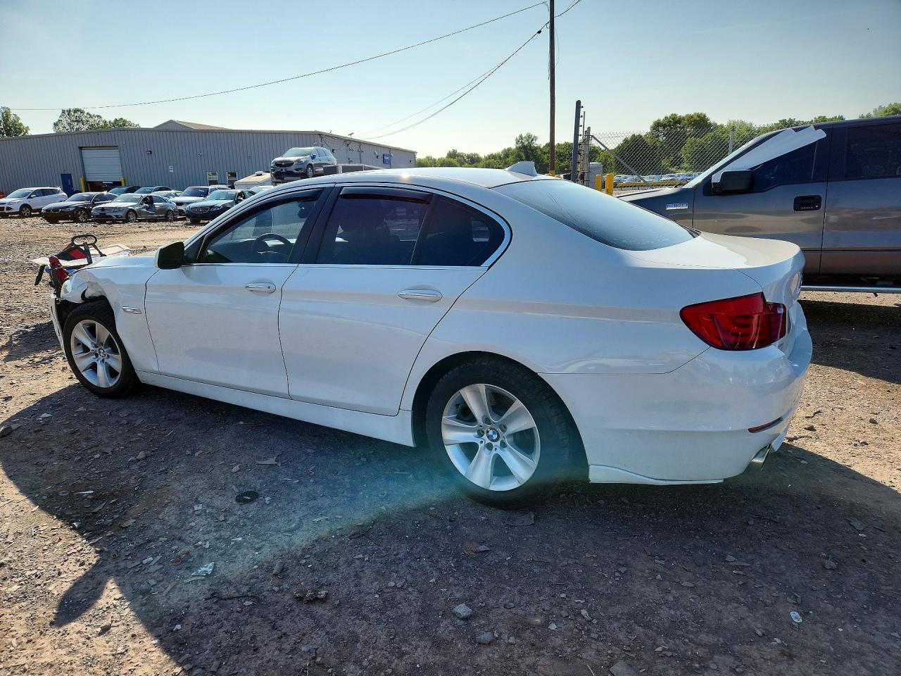 2013 Bmw 528 I White vin: WBAXG5C56DDY32985