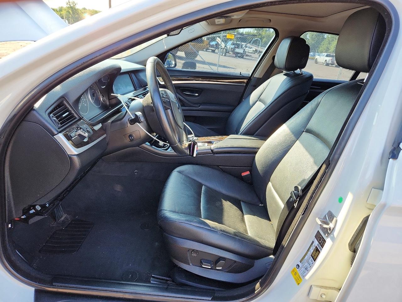 2013 Bmw 528 I White vin: WBAXG5C56DDY32985