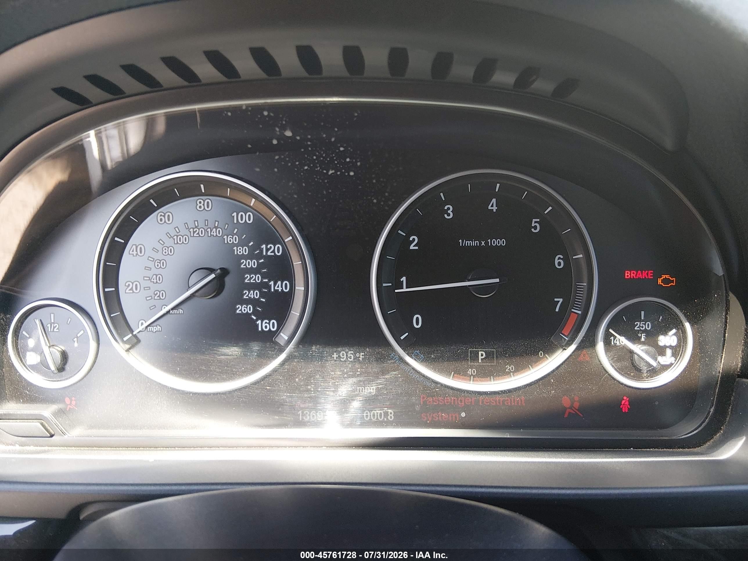 2013 Bmw 528i   Белый vin: WBAXG5C57DD235005
