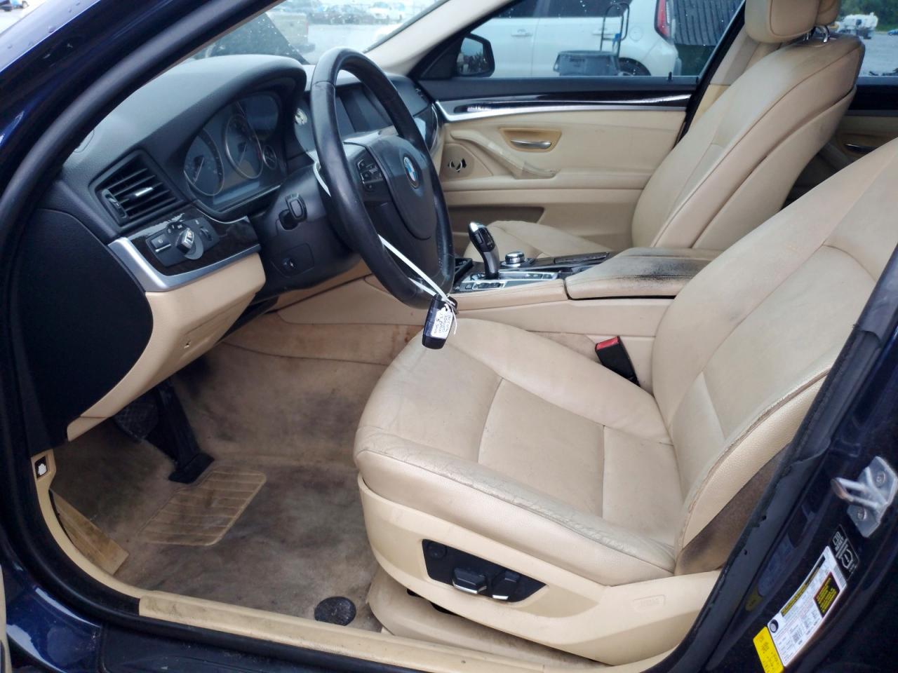 2013 Bmw 528 I Blue vin: WBAXG5C57DD235053