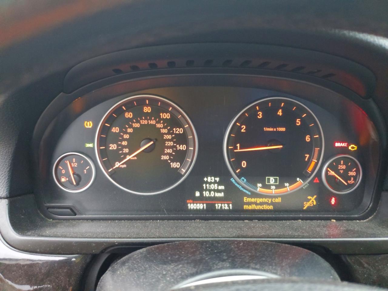 2013 Bmw 528 I Blue vin: WBAXG5C57DD235053