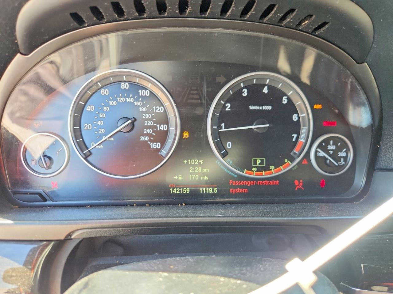 2012 Bmw 528 I Charcoal vin: WBAXG5C58CDW24668
