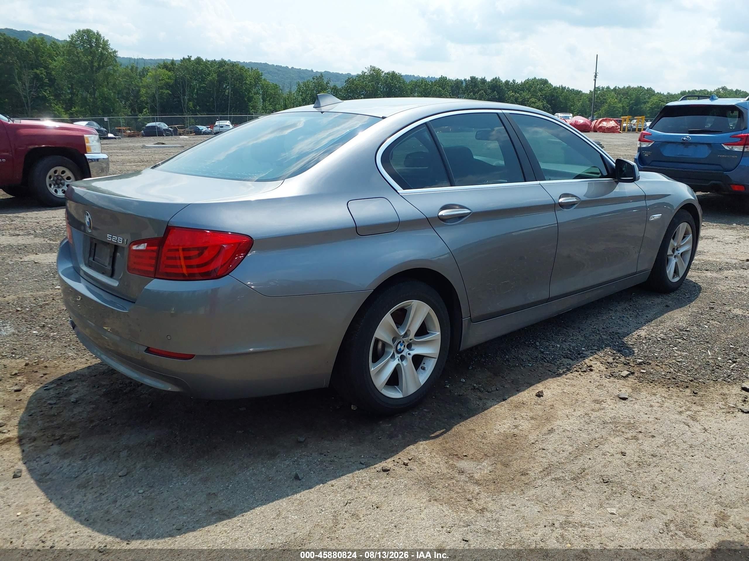 2012 Bmw 528i   Gray vin: WBAXG5C58CDX04584