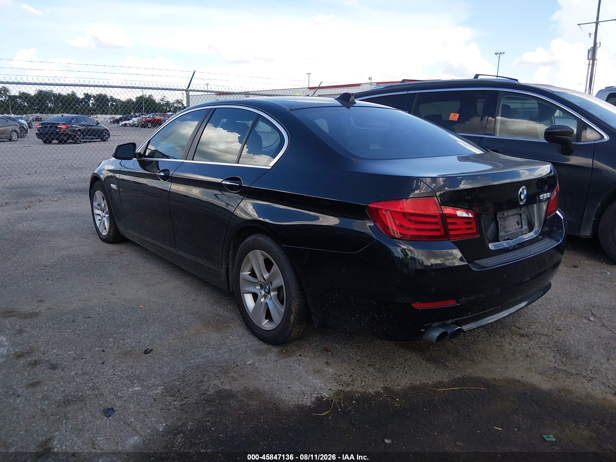 2013 Bmw 528i   Black vin: WBAXG5C58DD229679