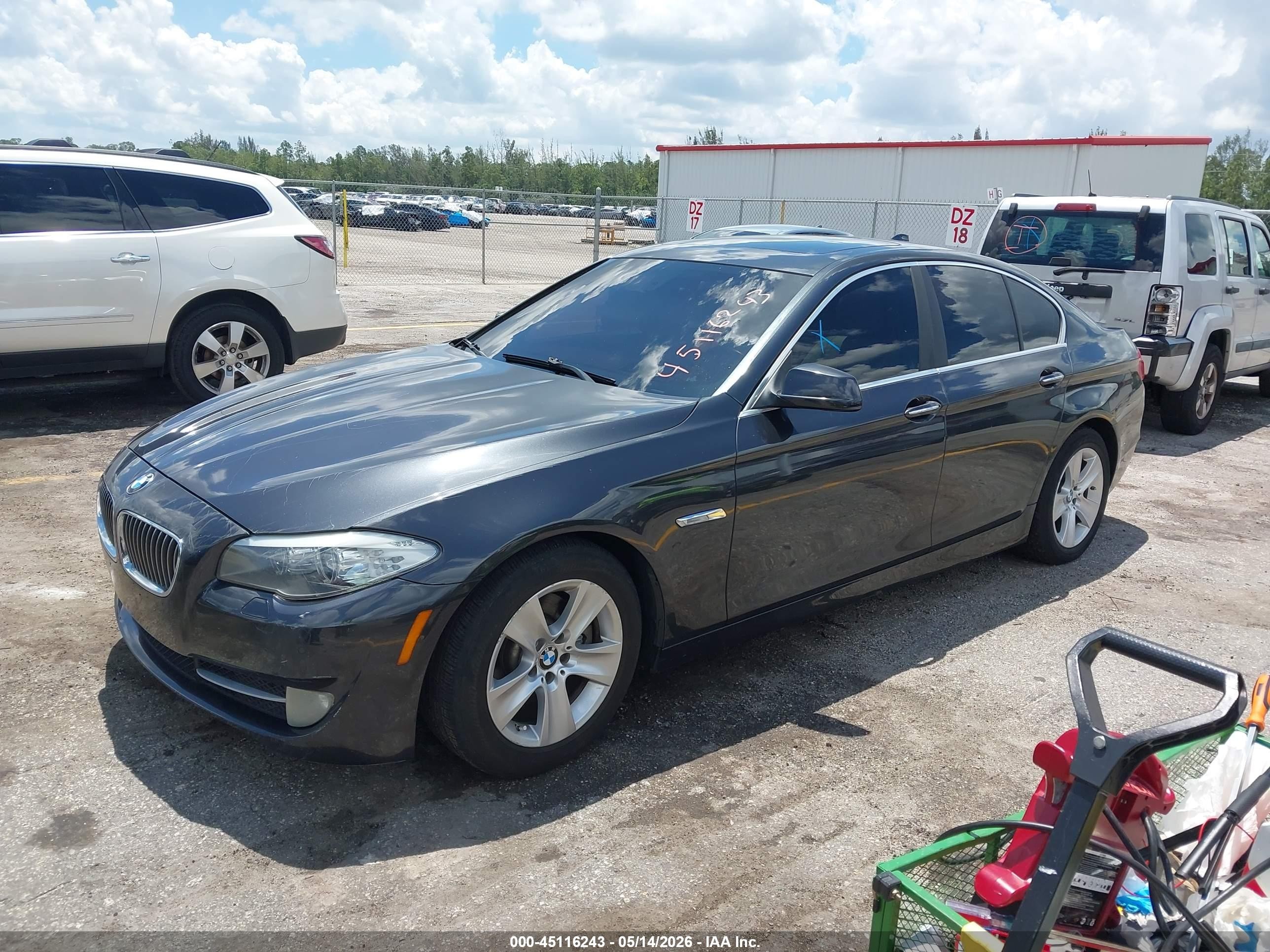 2013 Bmw 528i   Gray vin: WBAXG5C58DDY31028