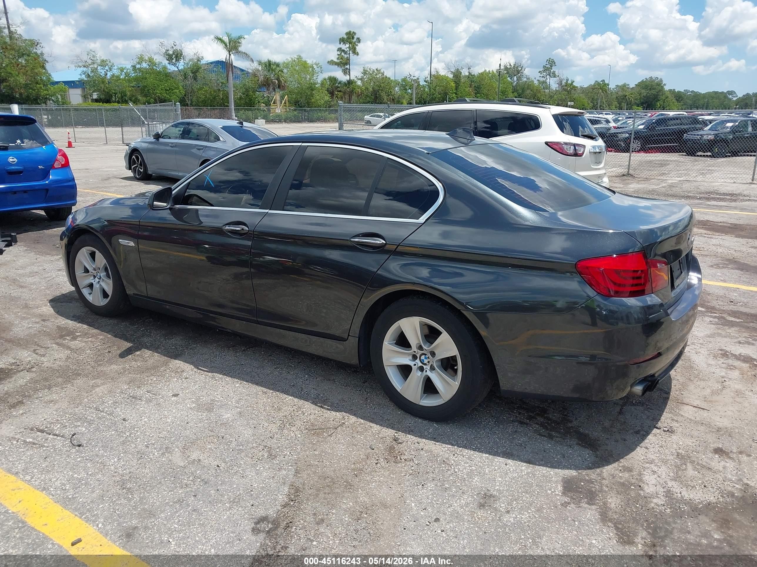2013 Bmw 528i   Gray vin: WBAXG5C58DDY31028