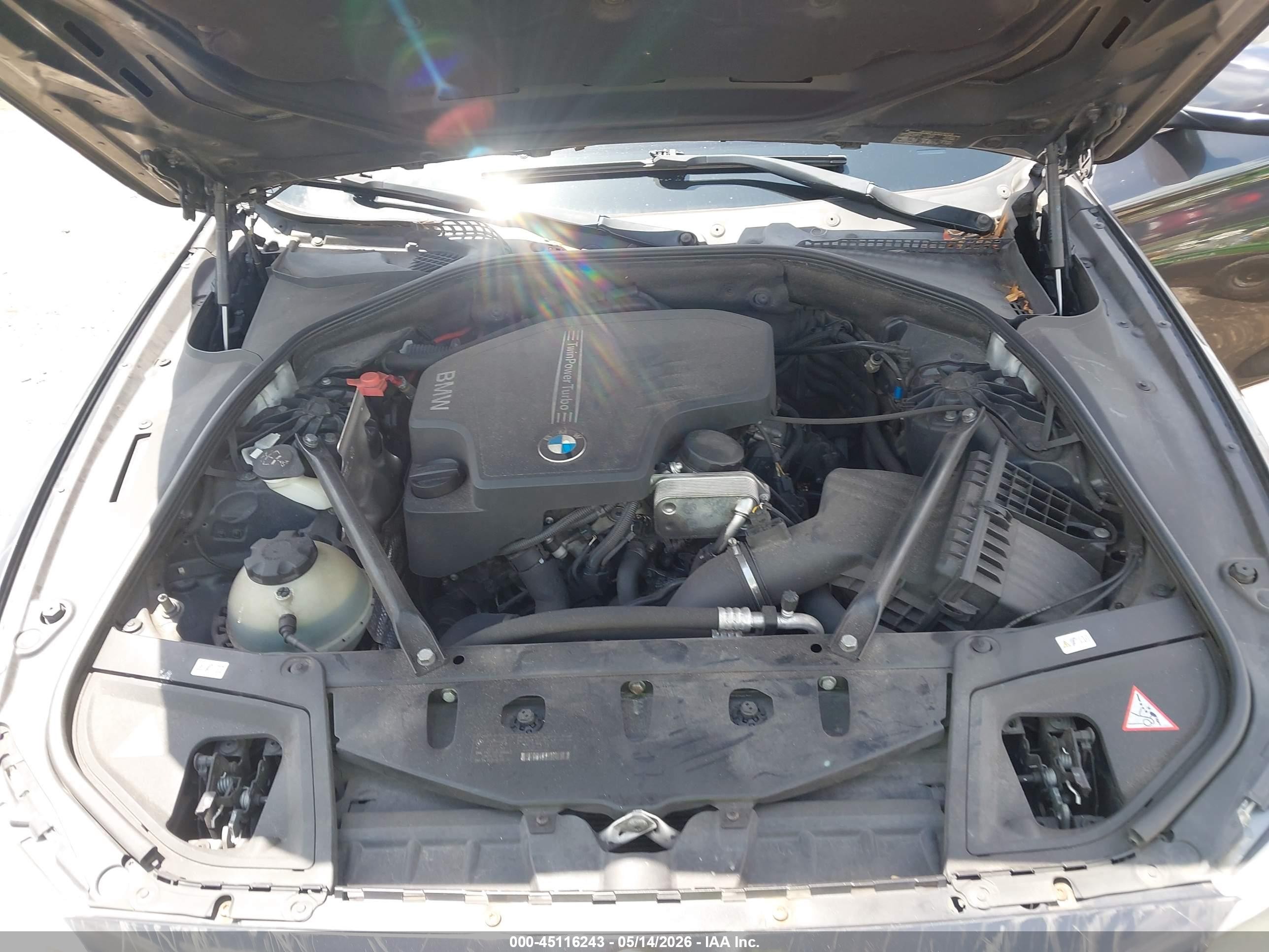 2013 Bmw 528i   Gray vin: WBAXG5C58DDY31028