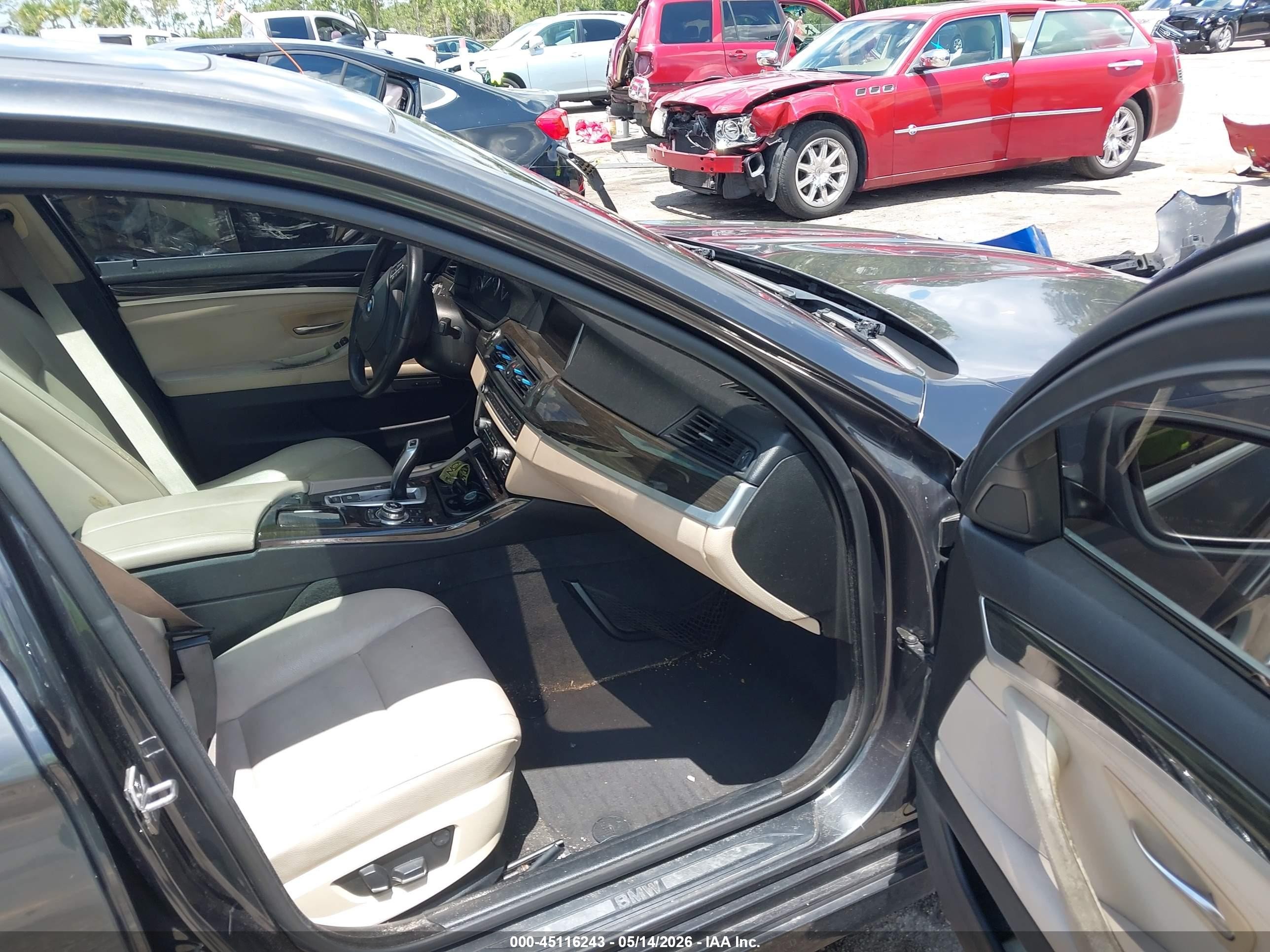2013 Bmw 528i   Gray vin: WBAXG5C58DDY31028