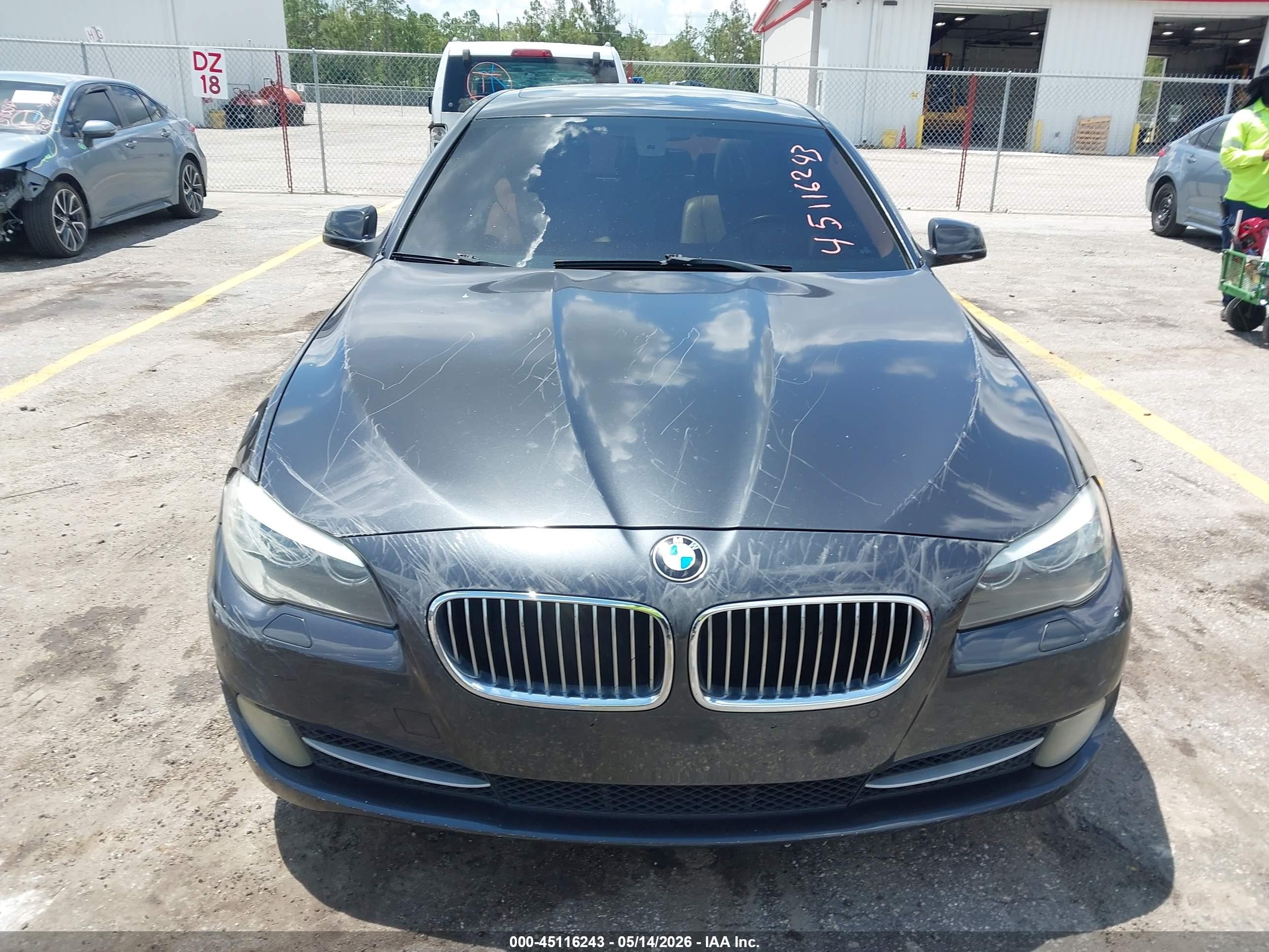 2013 Bmw 528i   Gray vin: WBAXG5C58DDY31028