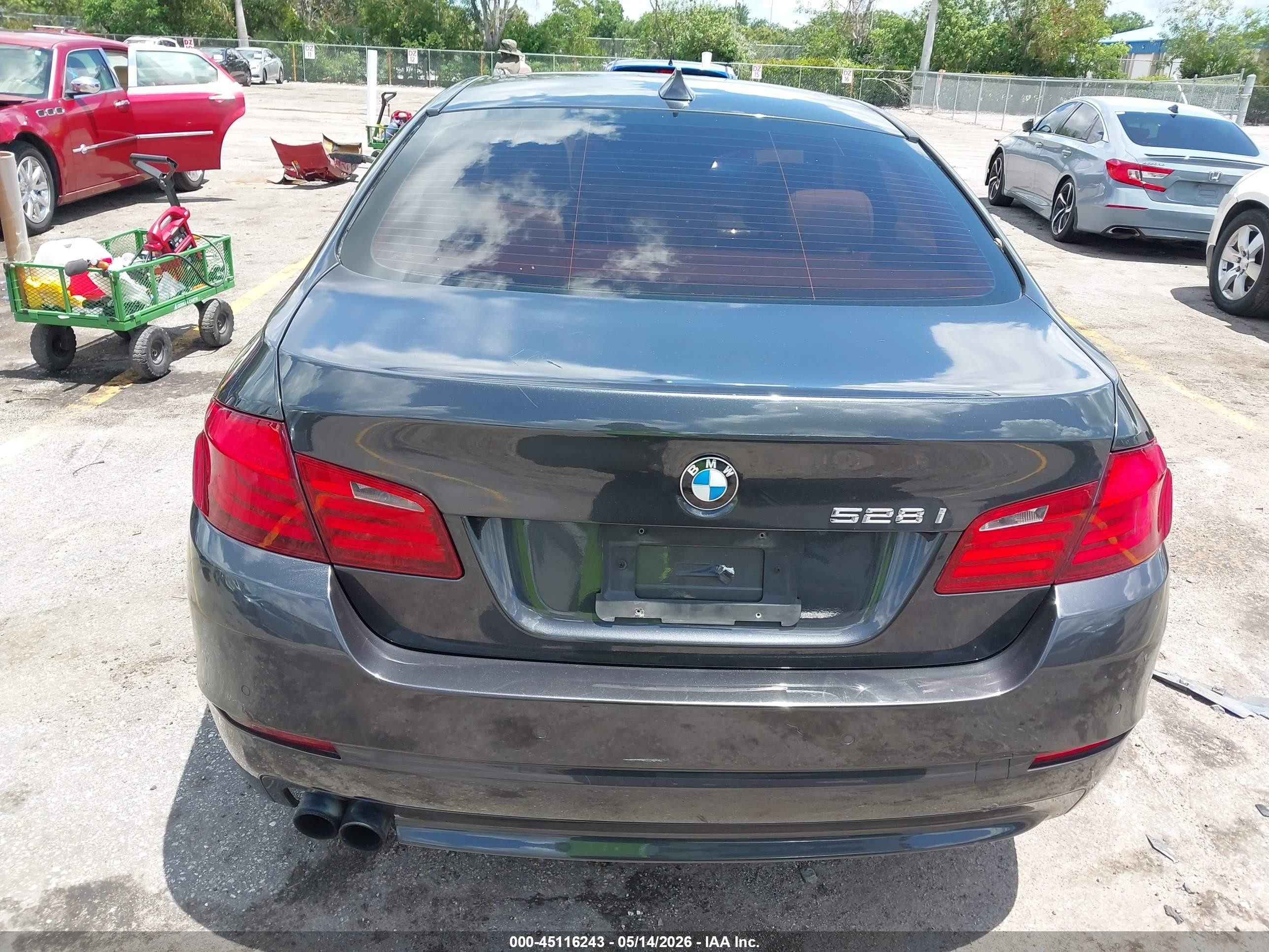 2013 Bmw 528i   Gray vin: WBAXG5C58DDY31028