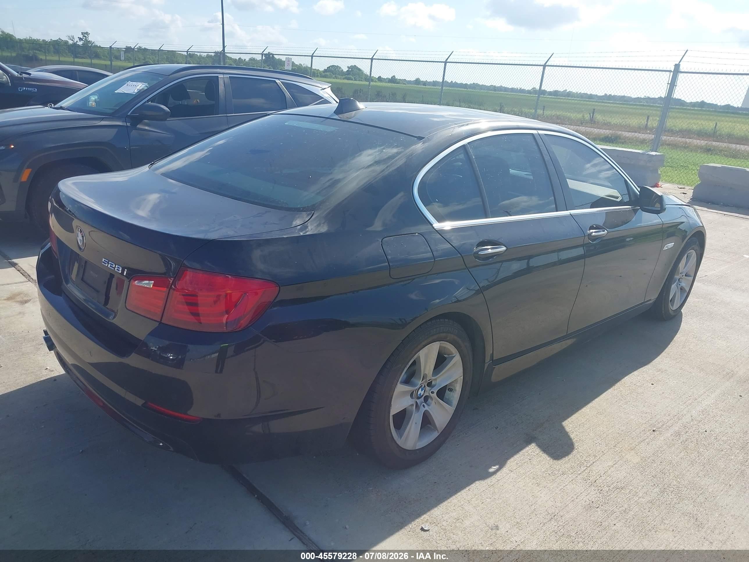 2012 Bmw 528i   Black vin: WBAXG5C59CDY30260