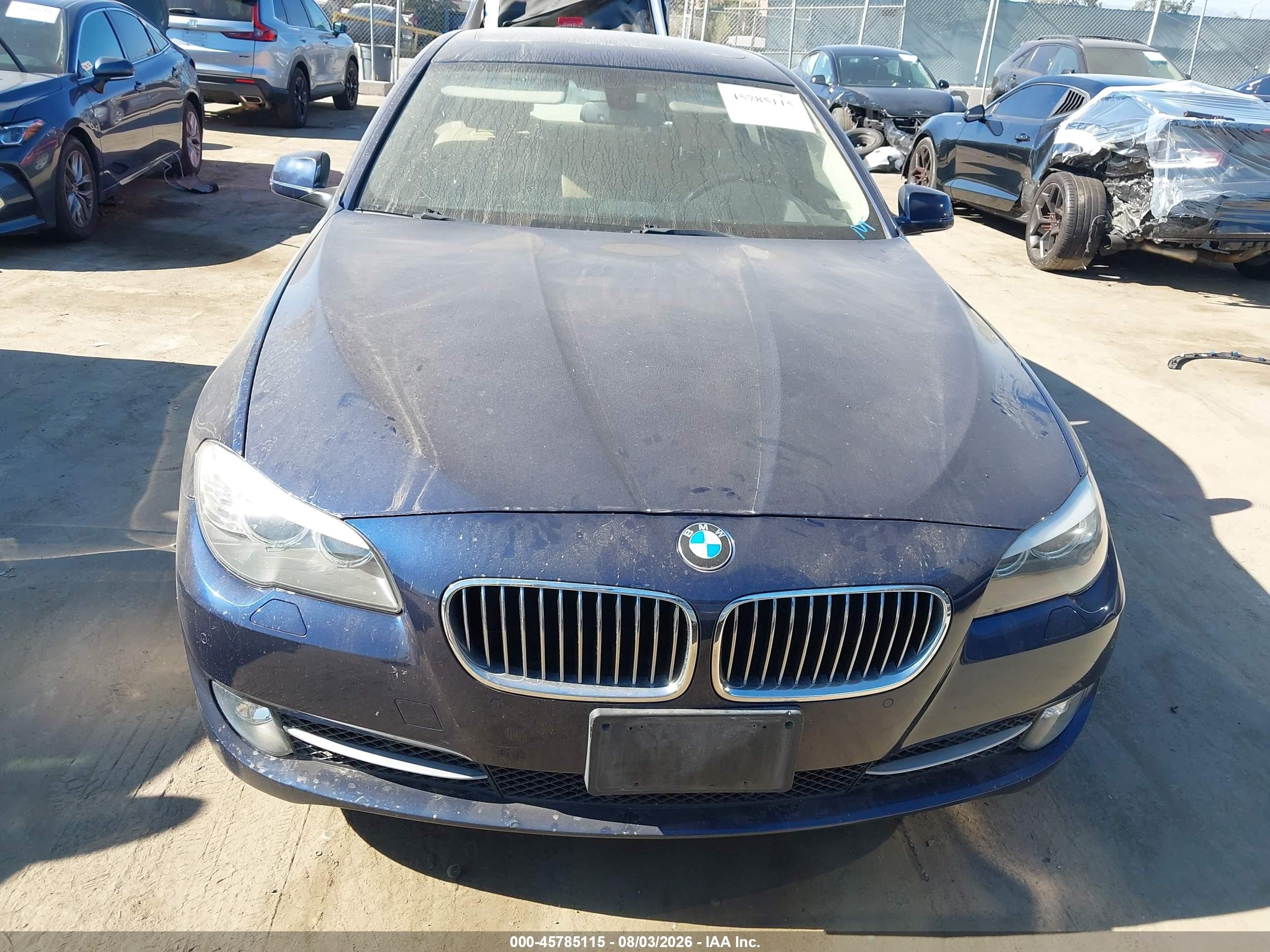 2013 Bmw 528i   Blue vin: WBAXG5C59DD228931