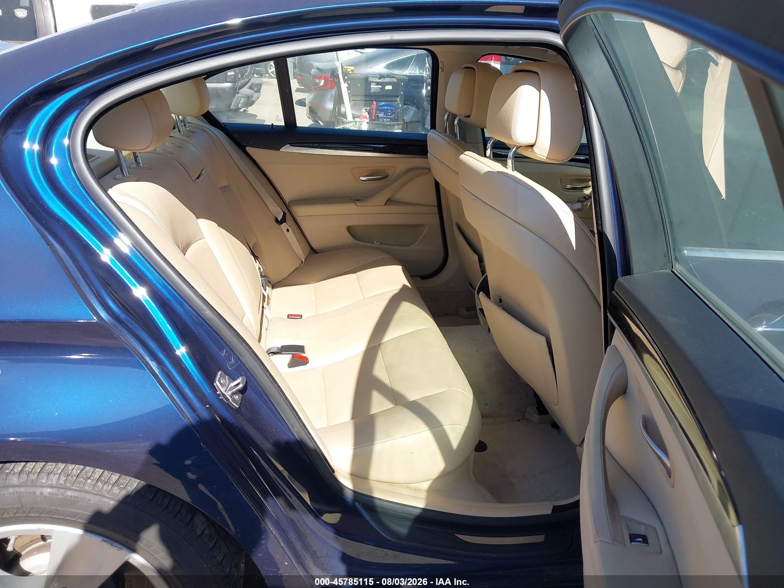 2013 Bmw 528i   Blue vin: WBAXG5C59DD228931