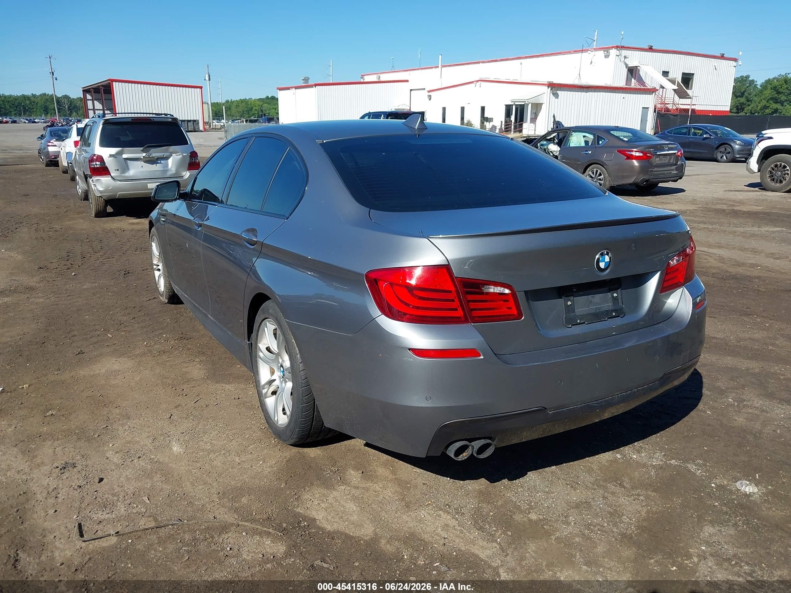 2013 Bmw 528i   Серый vin: WBAXG5C59DD229139