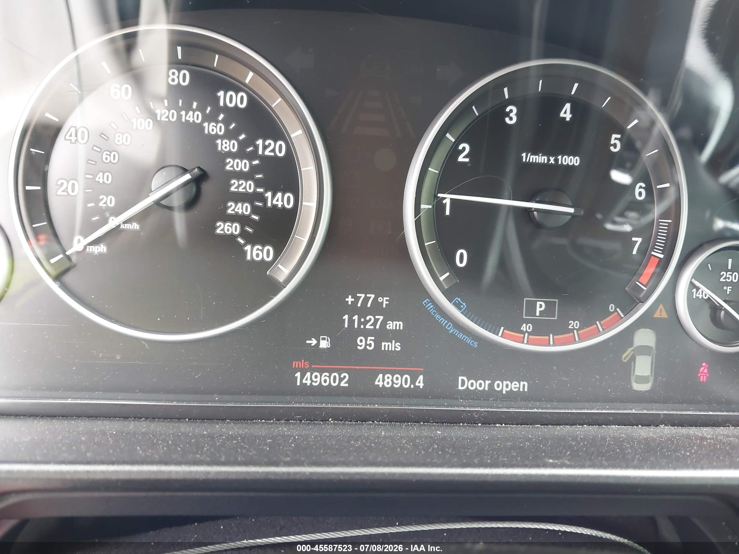 2013 Bmw 528i   Gray vin: WBAXG5C59DD232042