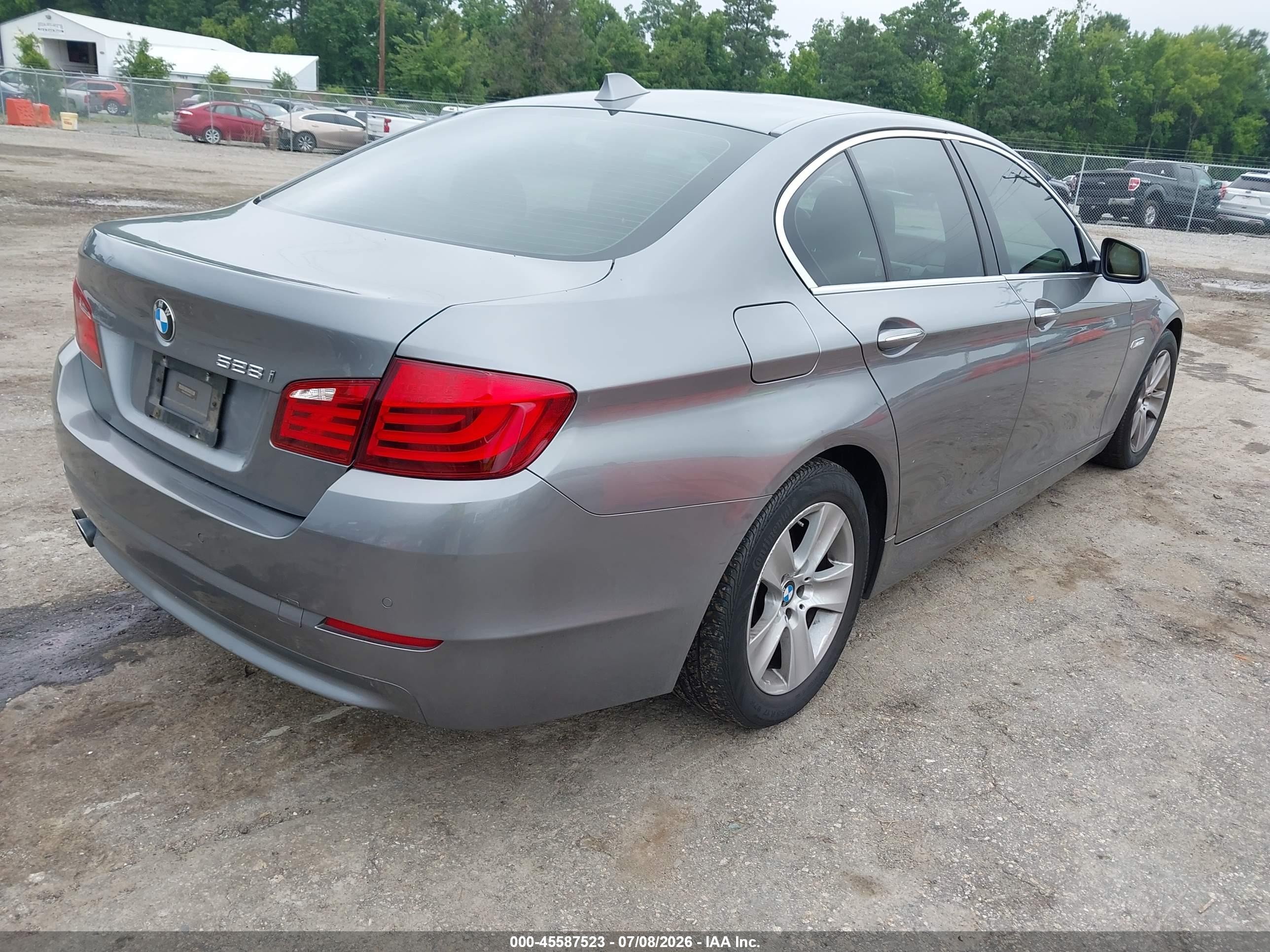 2013 Bmw 528i   Gray vin: WBAXG5C59DD232042