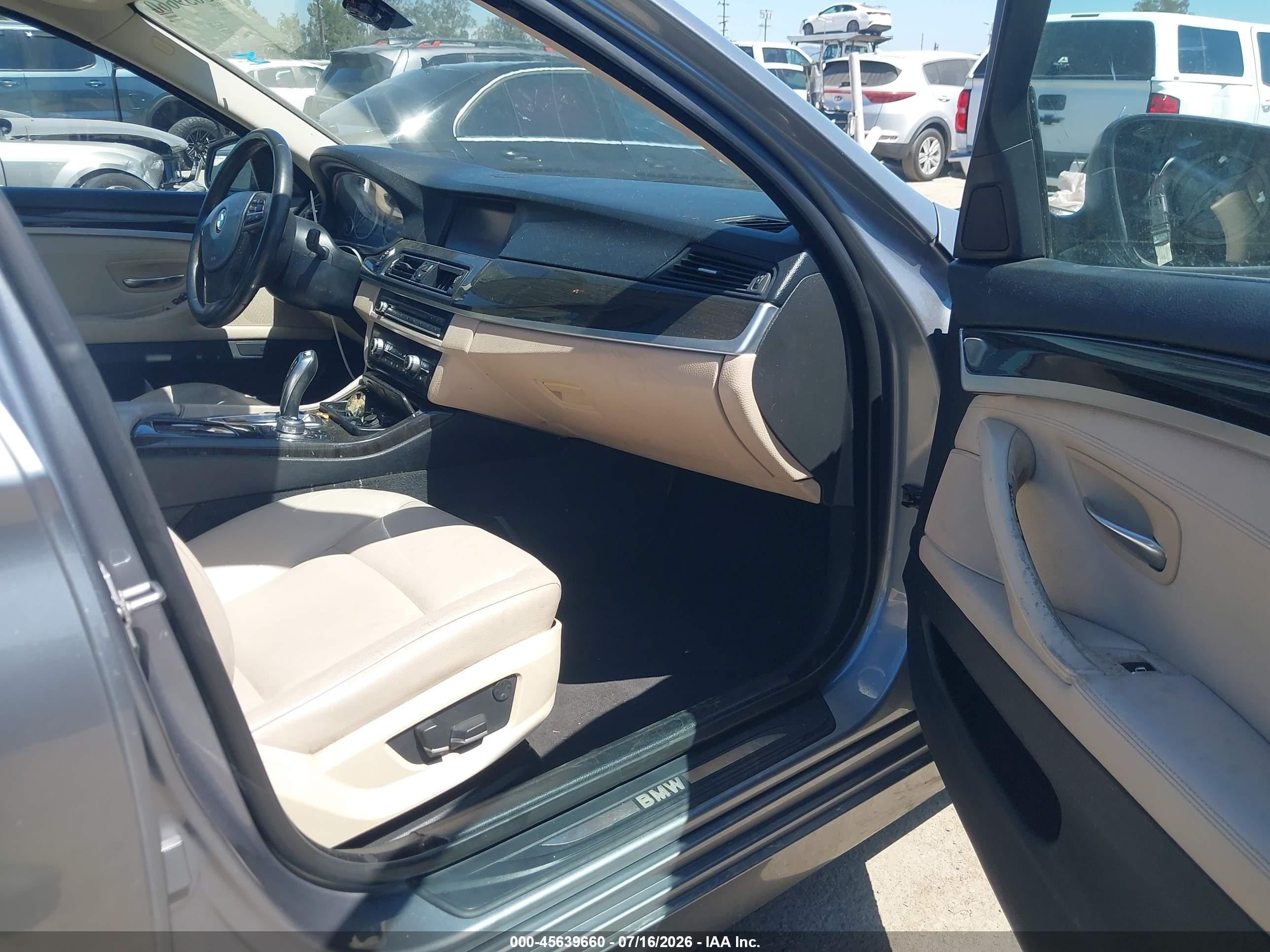 2012 Bmw 528i   Gray vin: WBAXG5C5XCDW24588