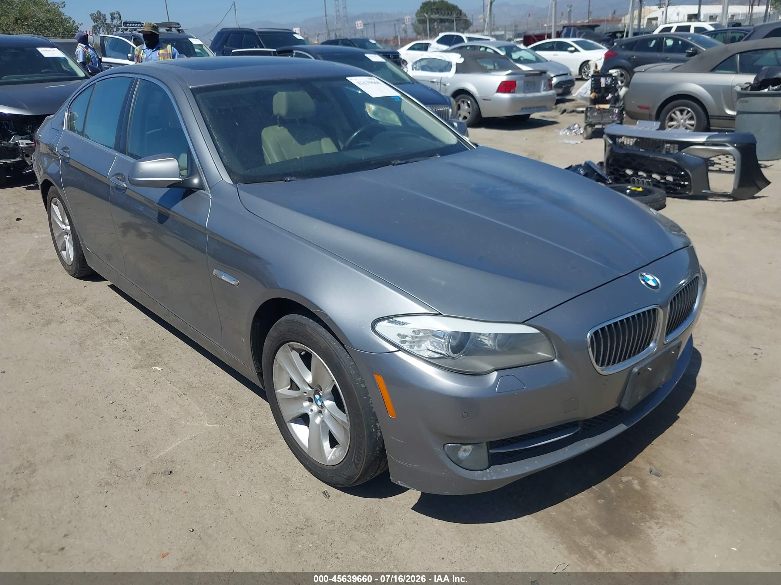 2012 Bmw 528i   Gray vin: WBAXG5C5XCDW24588