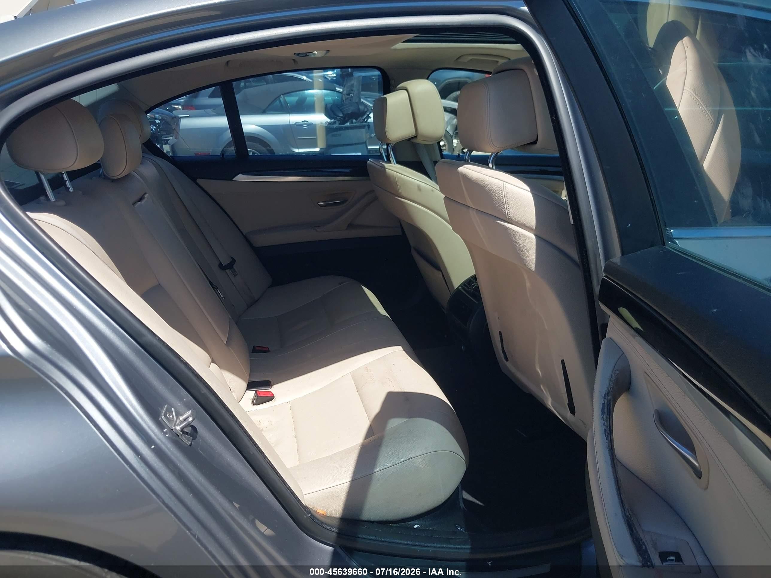 2012 Bmw 528i   Gray vin: WBAXG5C5XCDW24588