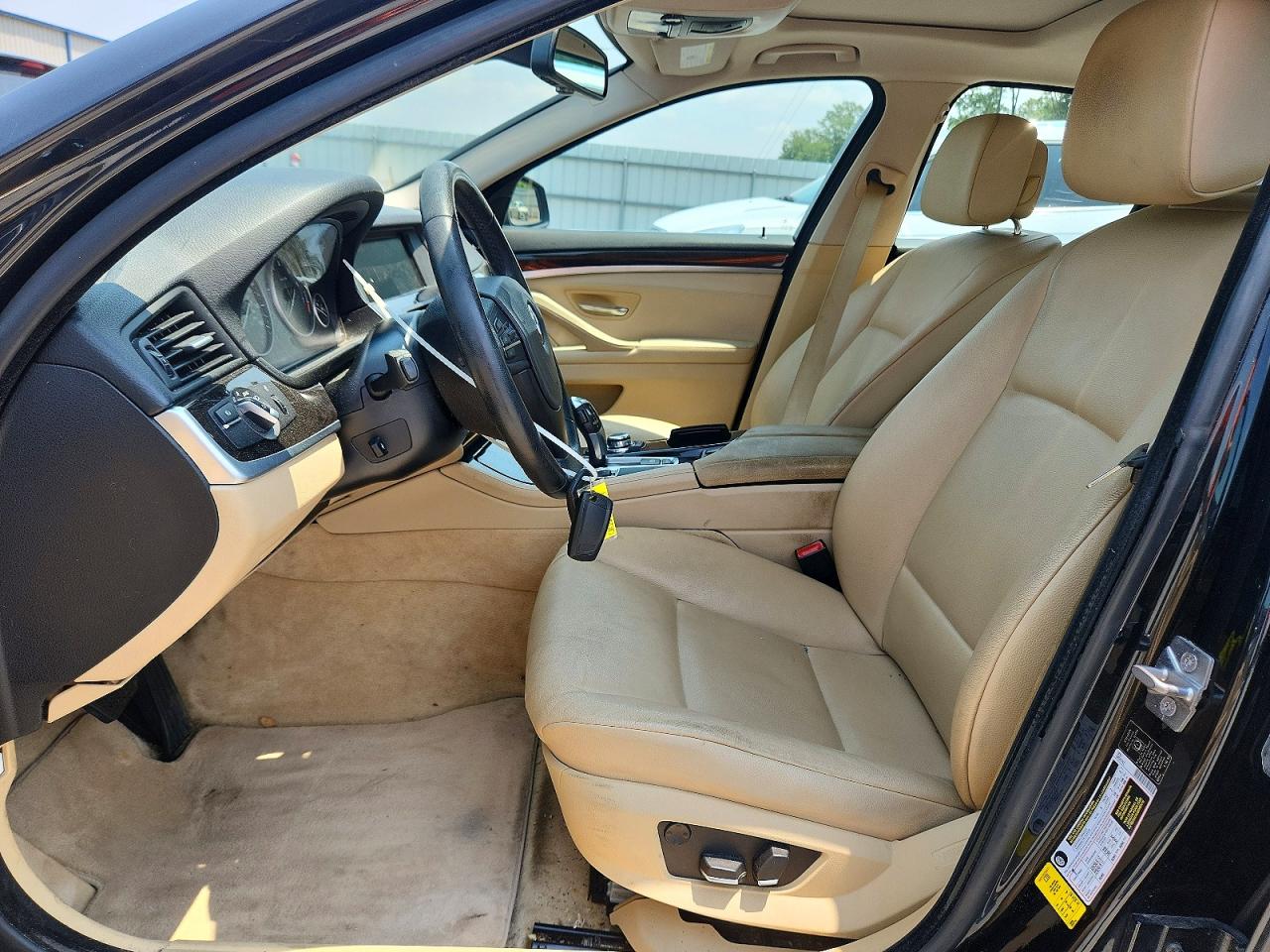 2012 Bmw 528 I Black vin: WBAXG5C5XCDW92230