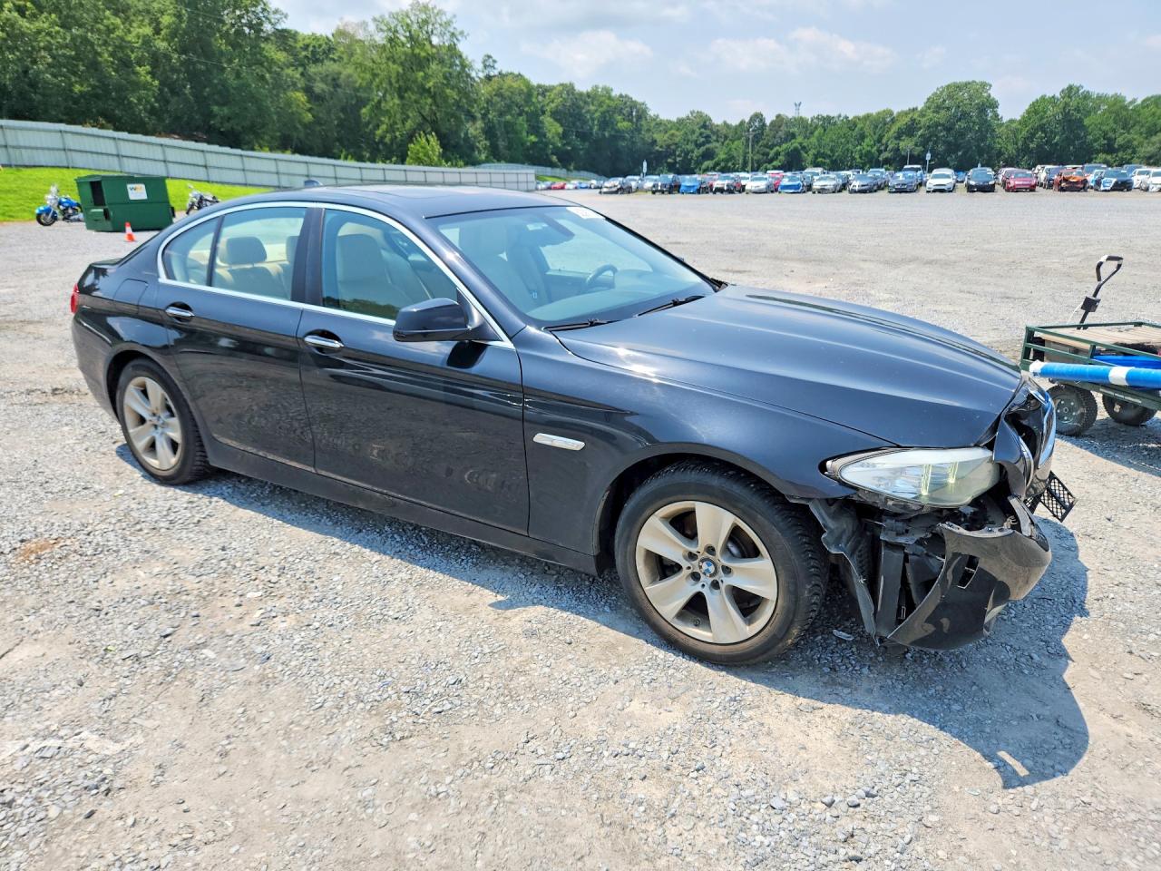 2012 Bmw 528 I Black vin: WBAXG5C5XCDW92230