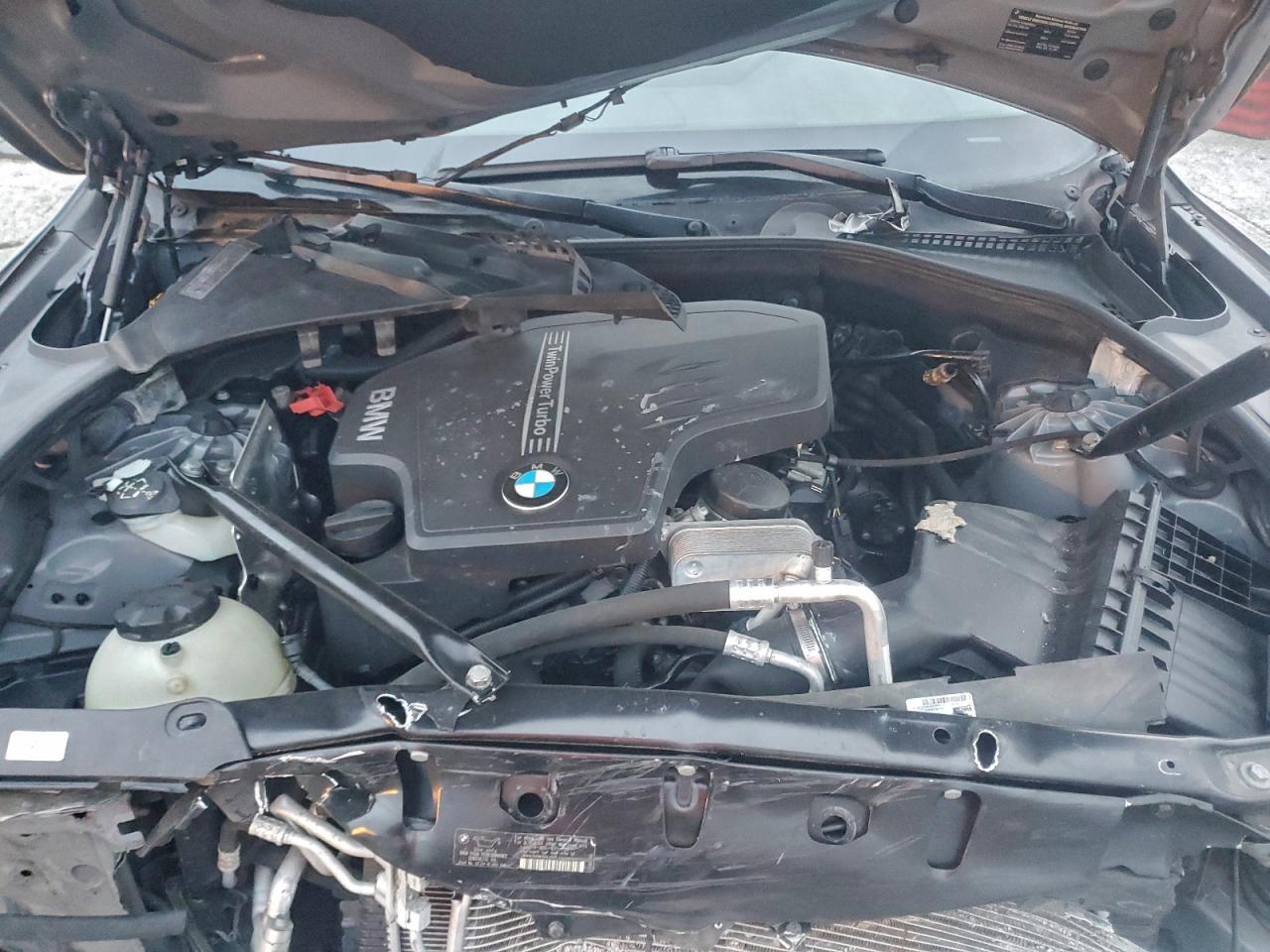 2013 Bmw 528 I Серый vin: WBAXG5C5XDDY31497