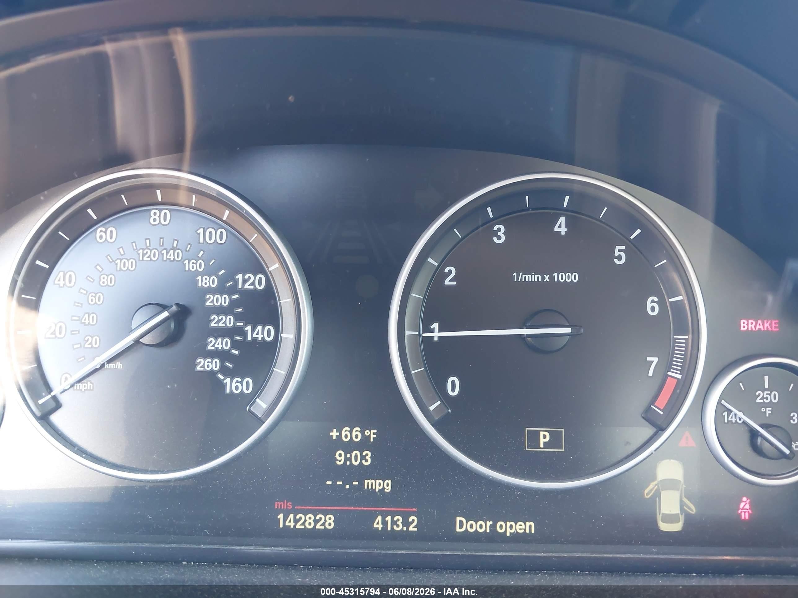 2012 Bmw 528i Xdrive Black vin: WBAXH5C50CDW06484