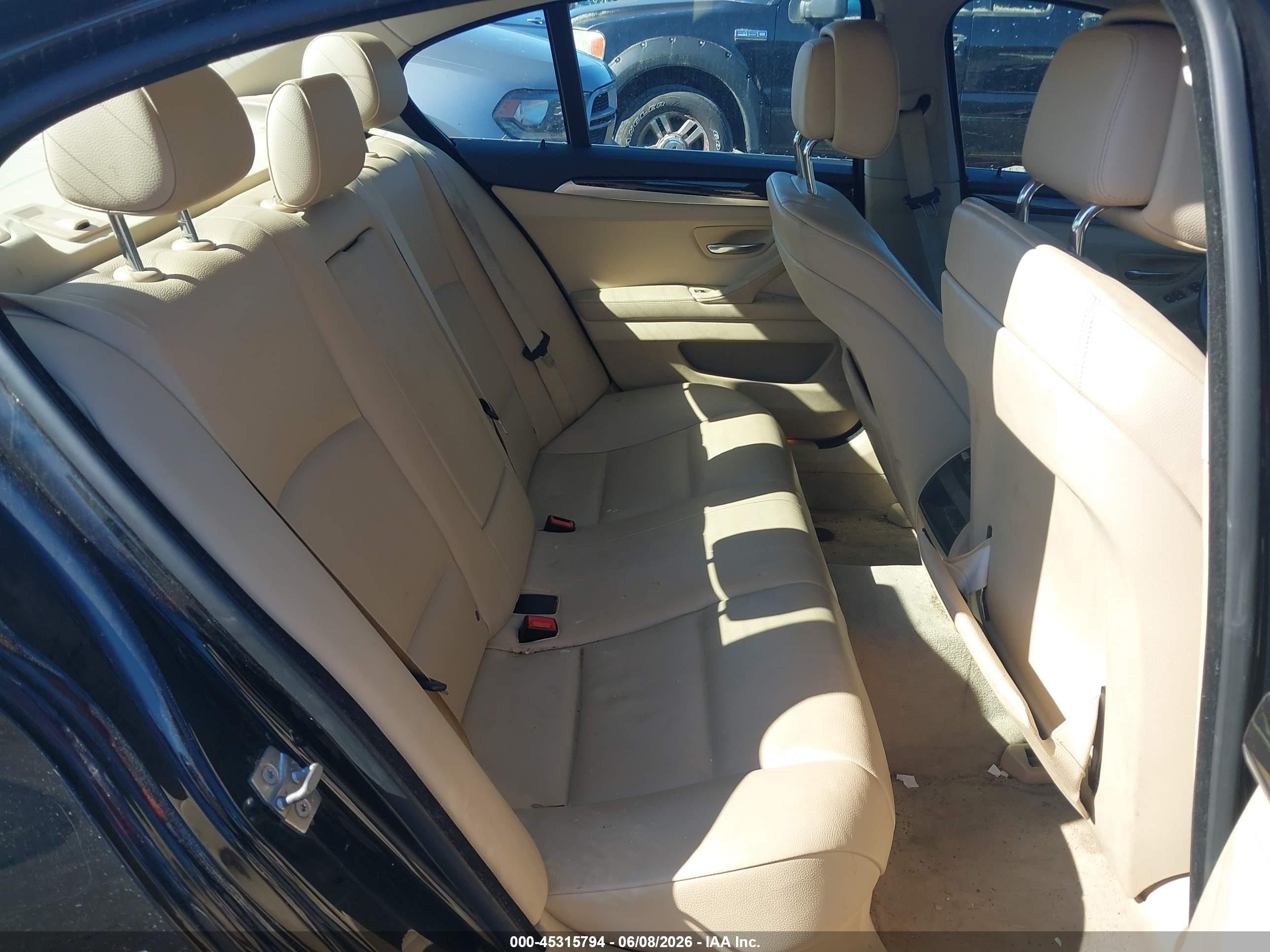 2012 Bmw 528i Xdrive Black vin: WBAXH5C50CDW06484