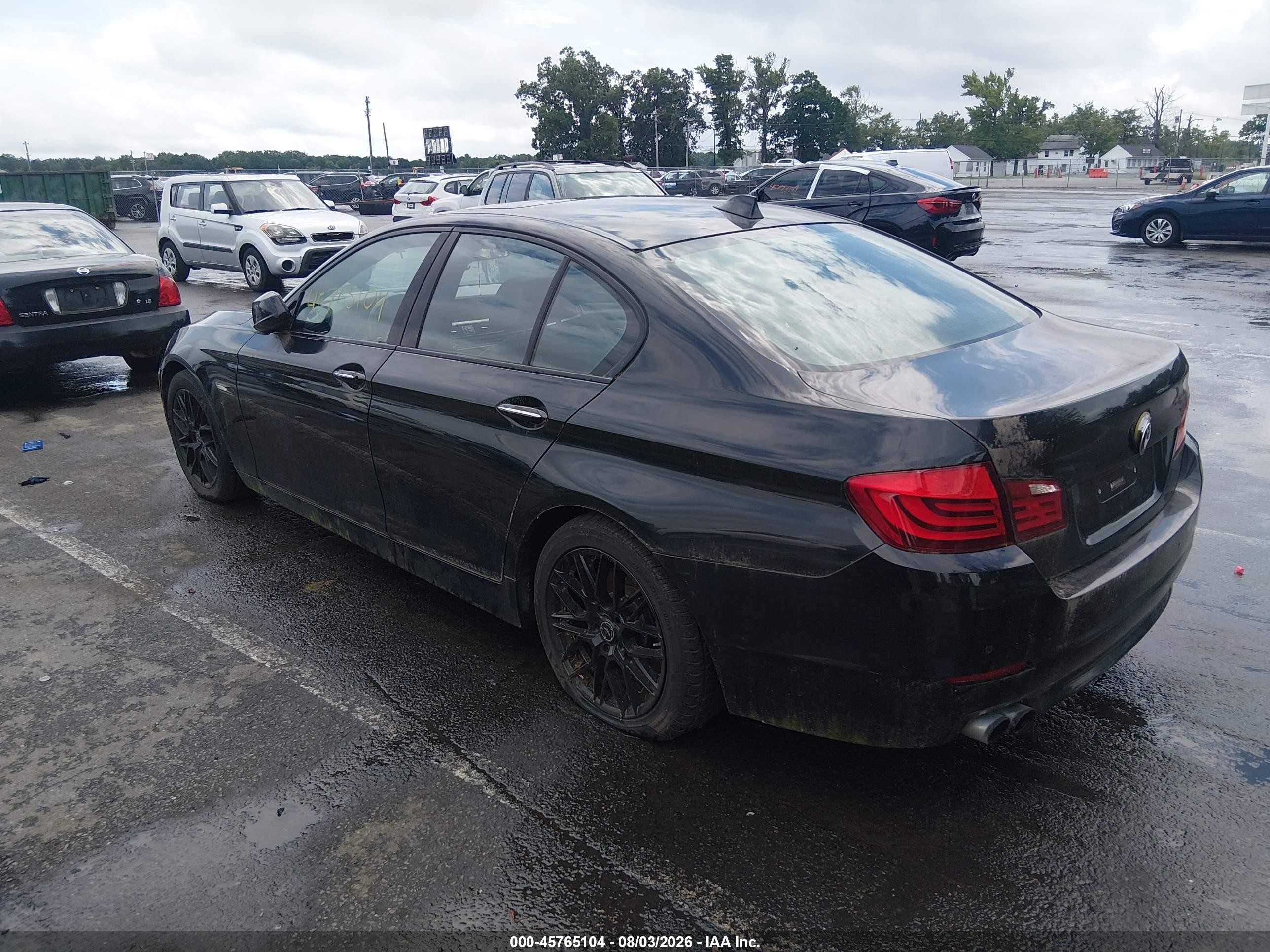 2012 Bmw 528i Xdrive Black vin: WBAXH5C50CDW07215